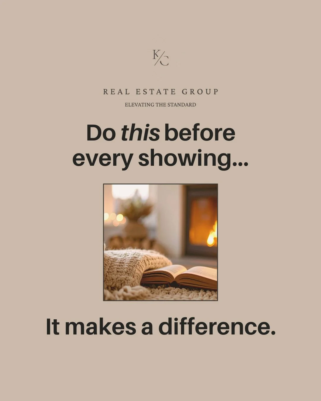 This is a total game-changer.

It&rsquo;s often the smallest touches that make the biggest difference during showings, and I see sellers miss this one detail all the time: the lighting of your home.

Before a showing, make sure you open the blinds an