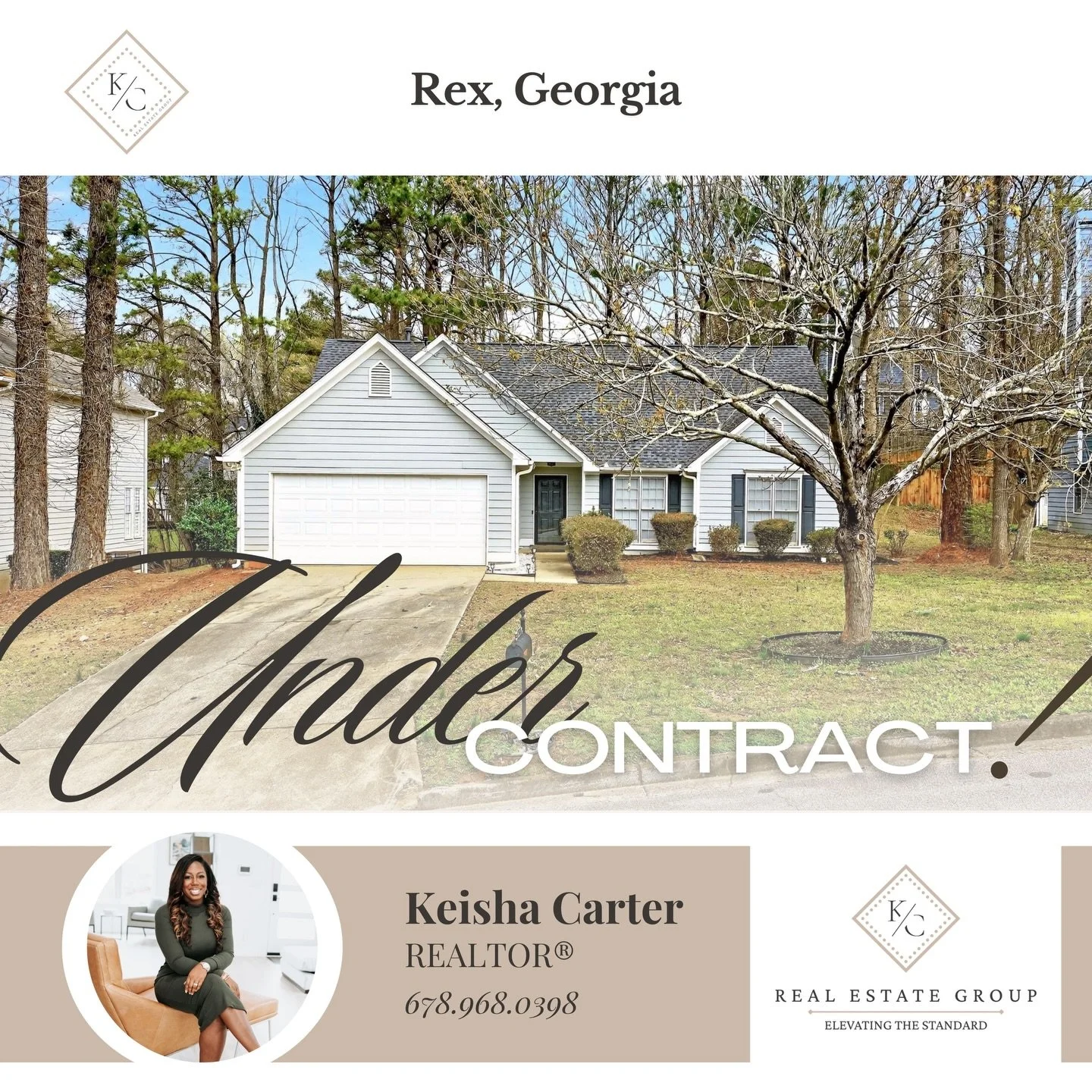 This modern gem didn't stay on the market for long and is now officially Under Contract. 💎

We&rsquo;re proud to share that this beautifully updated ranch in Rex, Georgia, is officially moving toward its next chapter. From its sleek amenities to its