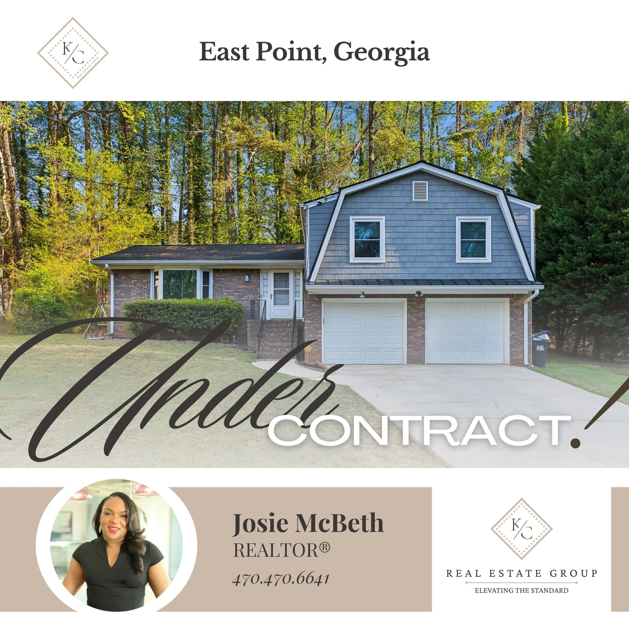 Looking for a seamless move? ✨ We&rsquo;re officially under contract on this beautifully designed 4 bedroom, 2.5 bathroom home in East Point, Georgia.

This property perfectly combines space and style, featuring a charming bay window that floods the 