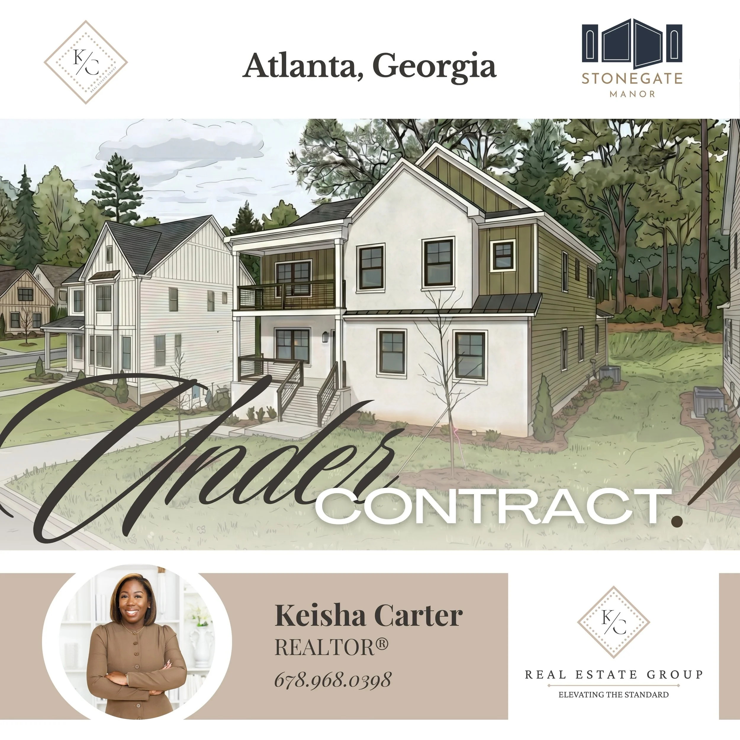 Looking for a seamless move? ✨ We&rsquo;ve officially helped another client secure their future, as the stunning Diamond Floorplan is now Under Contract in Atlanta.

This 4 bedroom, 4.5 bathroom home defines thoughtful design and luxury. Each bedroom