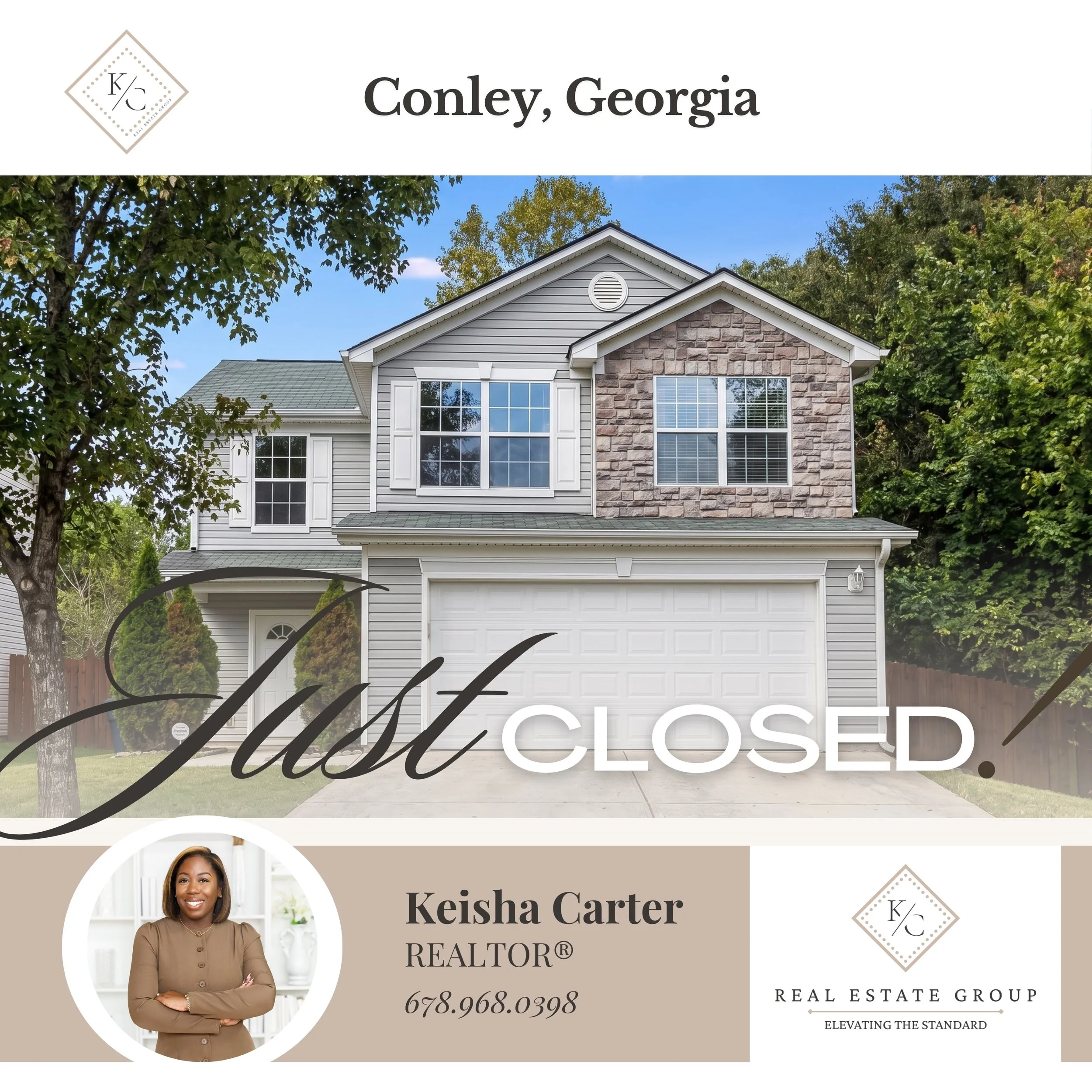 Another success story in the books! ✨ We are thrilled to announce that this fantastic home in Conley, Georgia is officially JUST CLOSED.

This property offered its new owners the ultimate mix of convenience and comfort, sitting just minutes away from