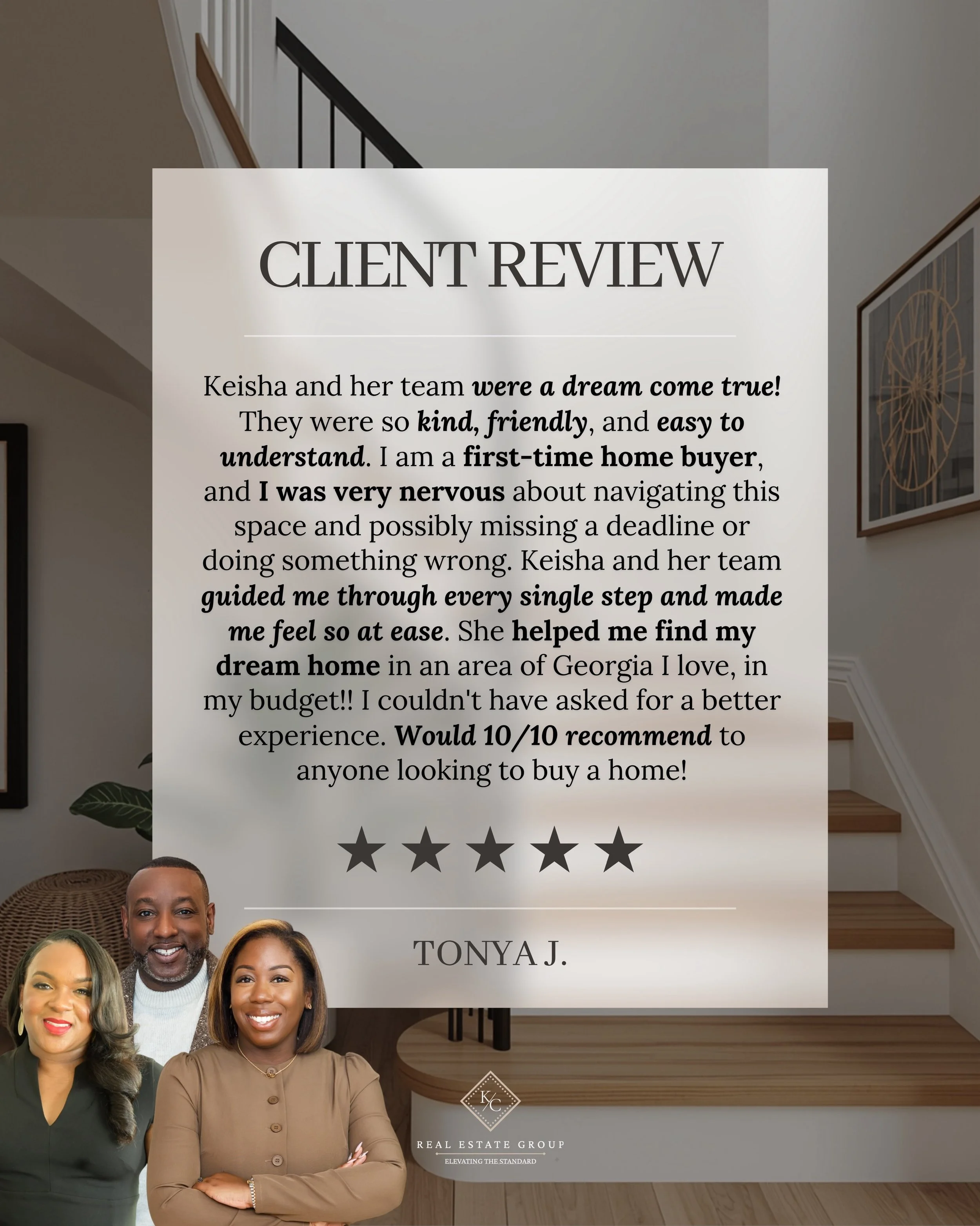 There is nothing more rewarding than helping a first-time home buyer realize their dream! We understand that navigating the market for the first time can be intimidating, which is why our team is dedicated to providing clear, kind, and friendly guida