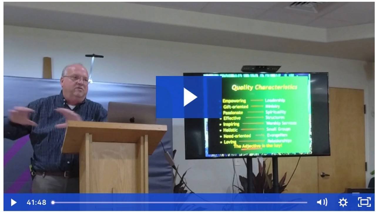 Characteristics of Healthy Churches