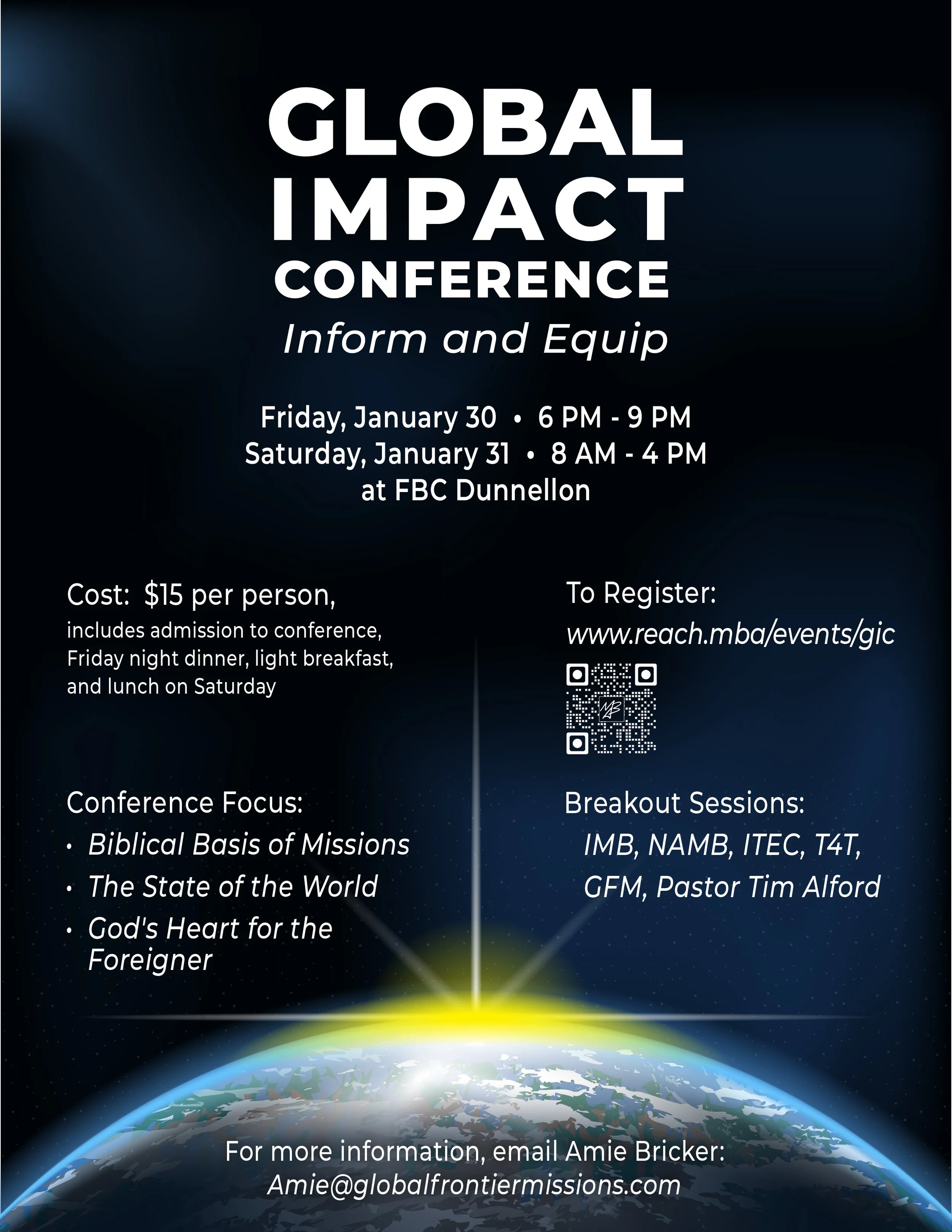 GIC - 2 Day Global Impact Conference Jan. 30 &amp; 31