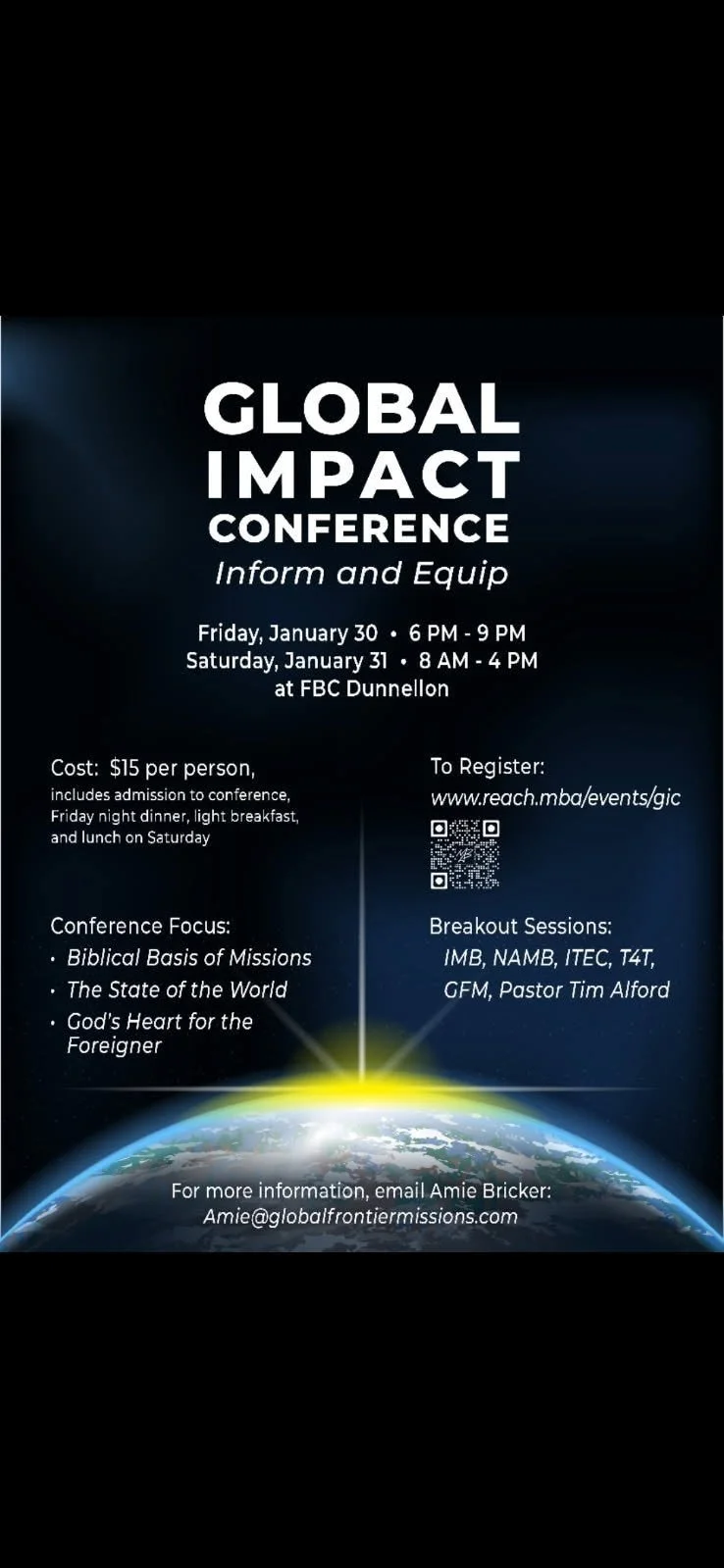 Global Impact Conference Jan. 30-31
