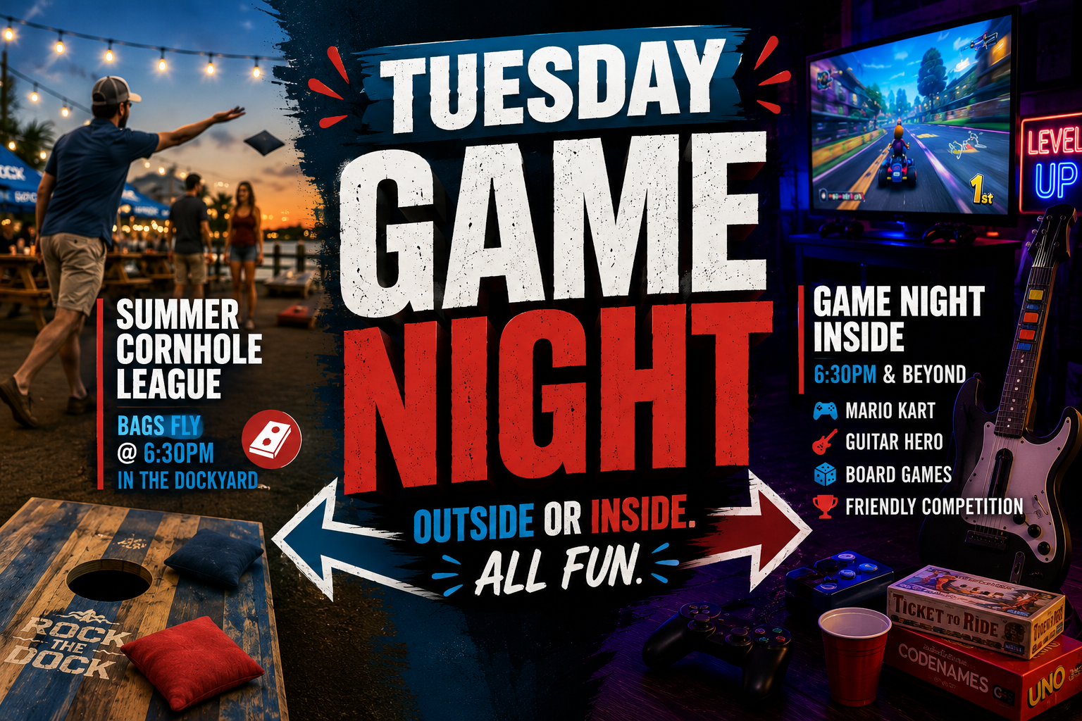 Summer Cornhole League &amp; Game Night