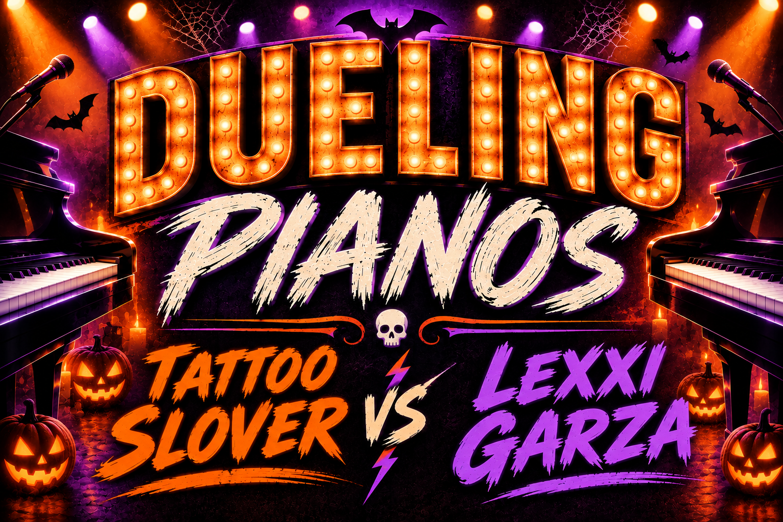 THURSDAY Dueling Piano Show: Tattoo Slover and Lexxi Garza