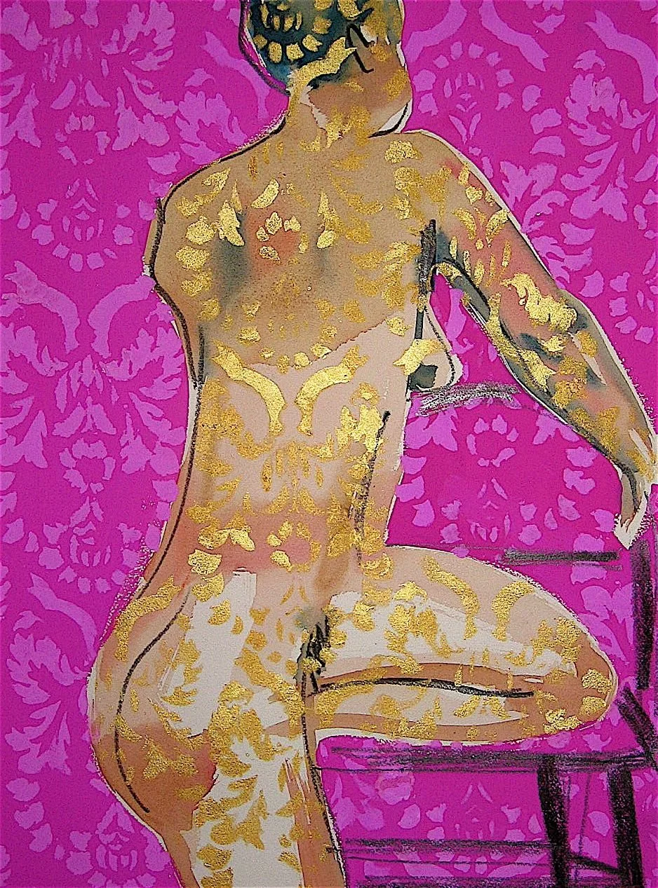 Kelly_Gretchen_Nude #223 - 14x20 - watercolor, gouache, acrylic, graphite on paper.jpg