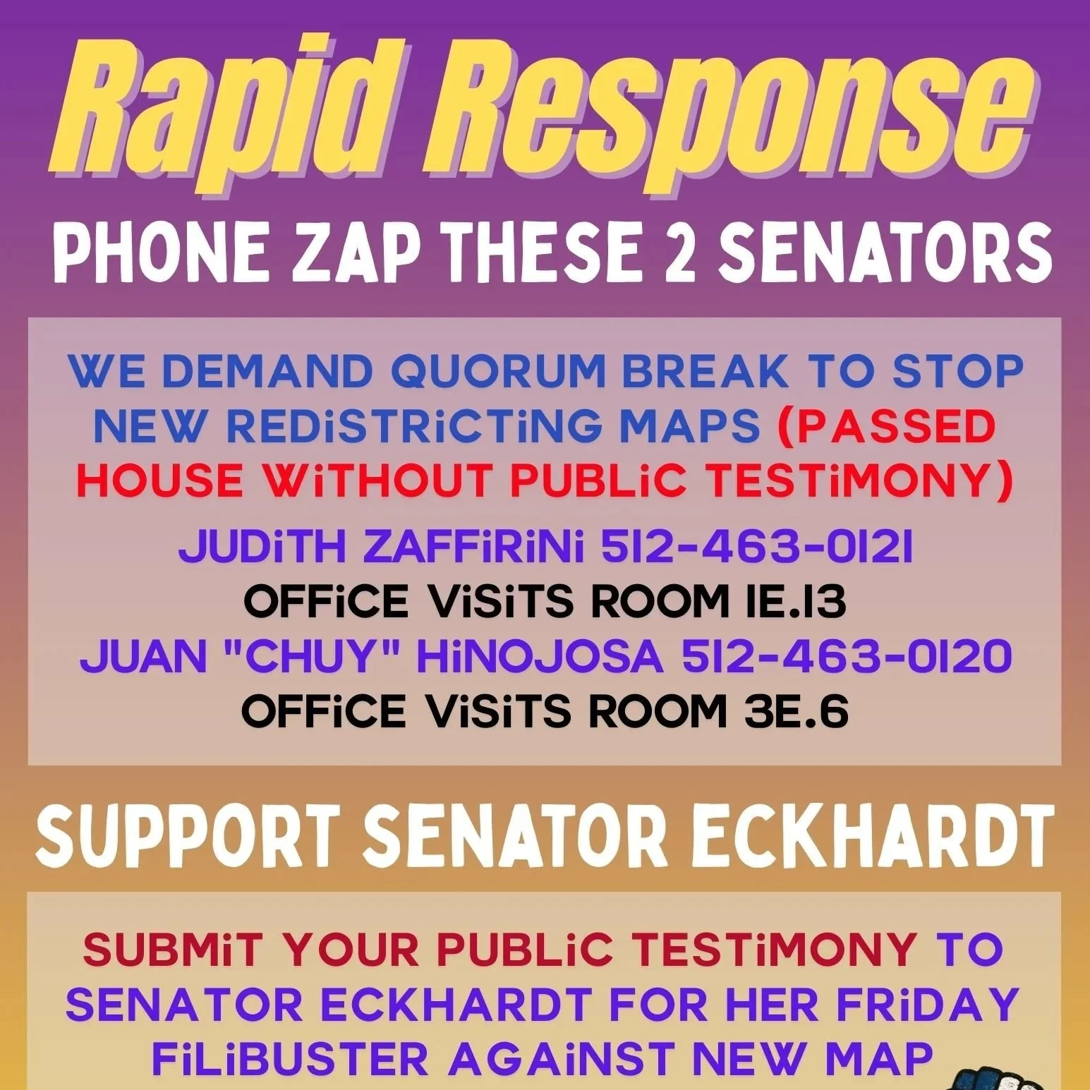 Rapid Response: Phone Zap & Testimony
