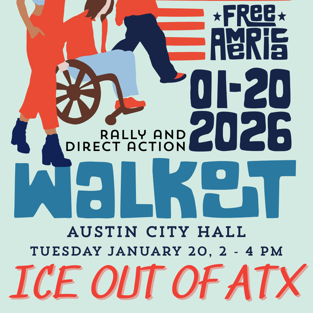 ICE OUT OF ATX: Walkout to City Hall