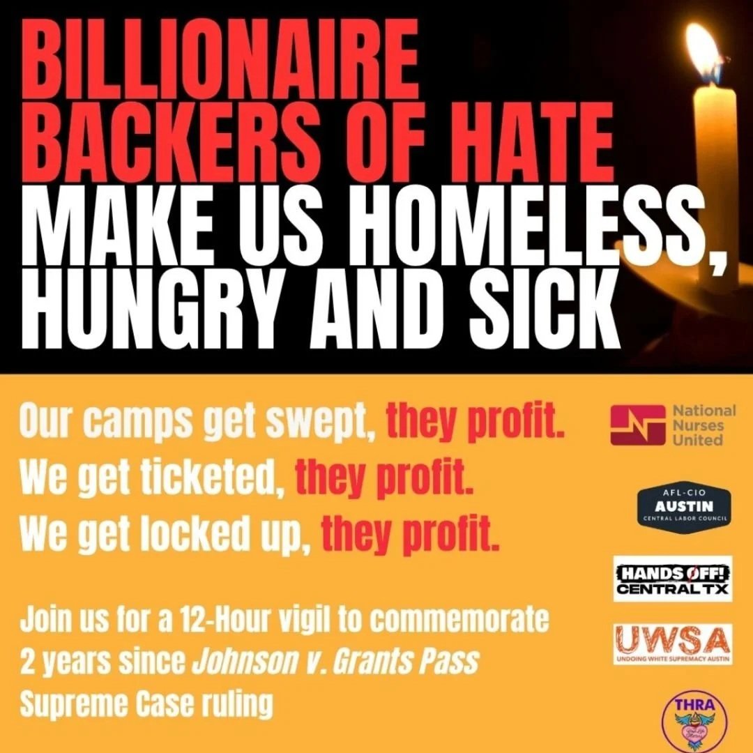 Billionaire Backers of Hate Vigil