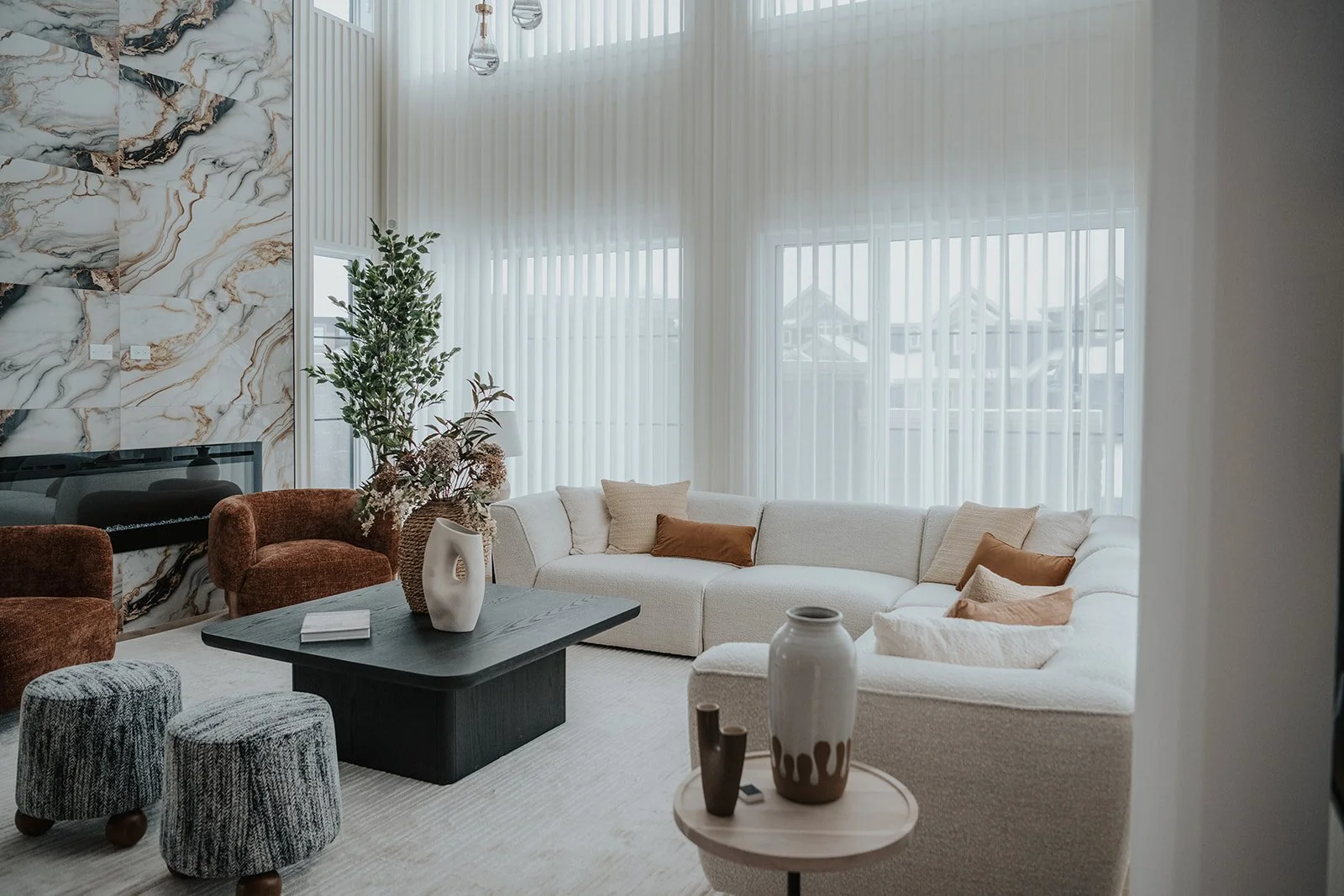 Let the light in while maintaining privacy—Novo Blinds offers elegant light-filtering options to brighten your space.