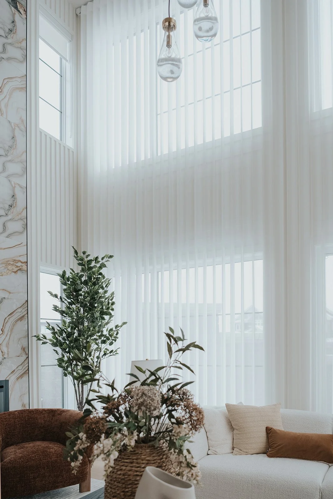 Bring warmth and character to your space with neutral-toned blinds in a variety of soft, stylish fabrics.