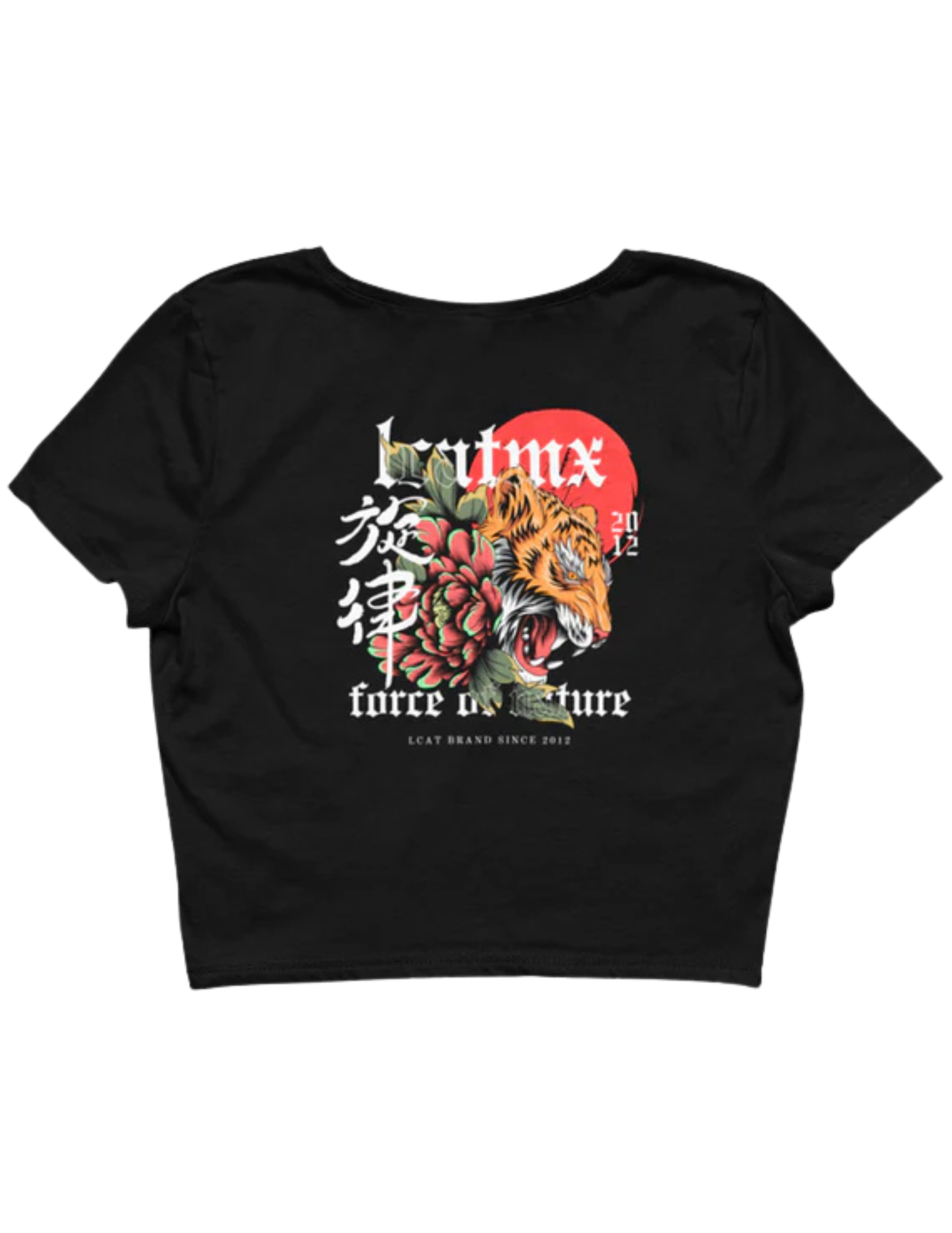 LCAT Force of Nature Women’s Black Crop Top