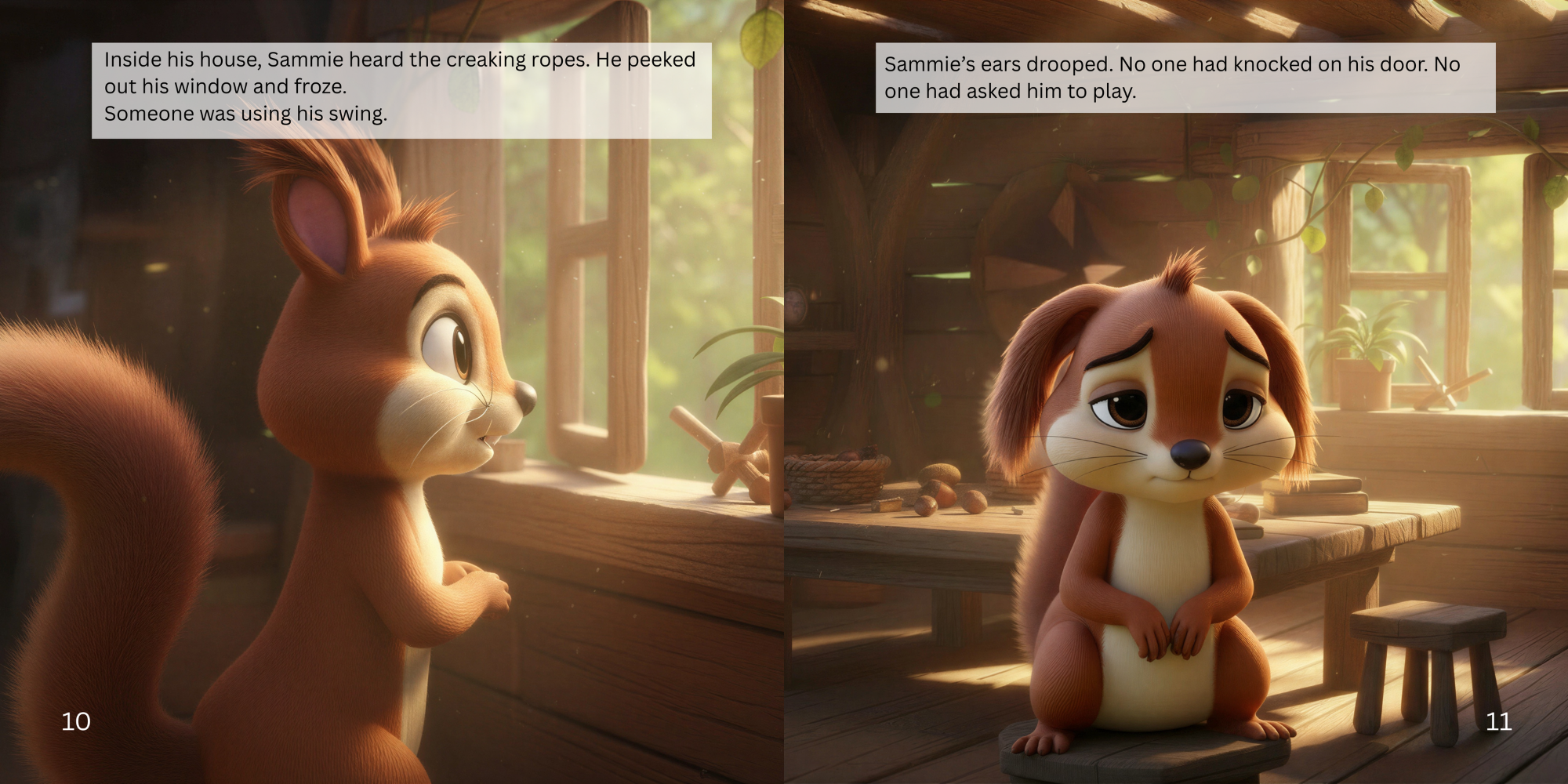 Sammie feels sad and left out