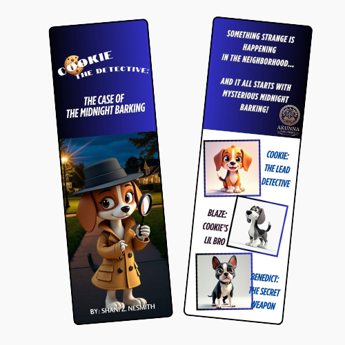Cookie The Detective Bookmark (Vertical)