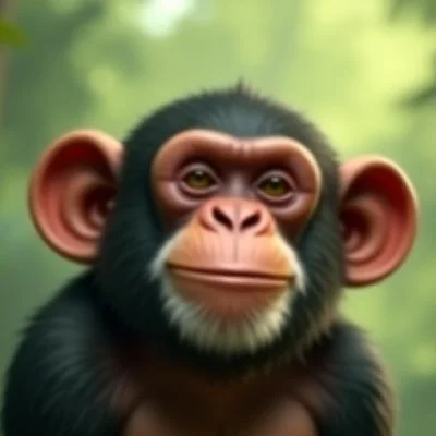 3D cartoon zebra character with large eyes and a friendly expression.