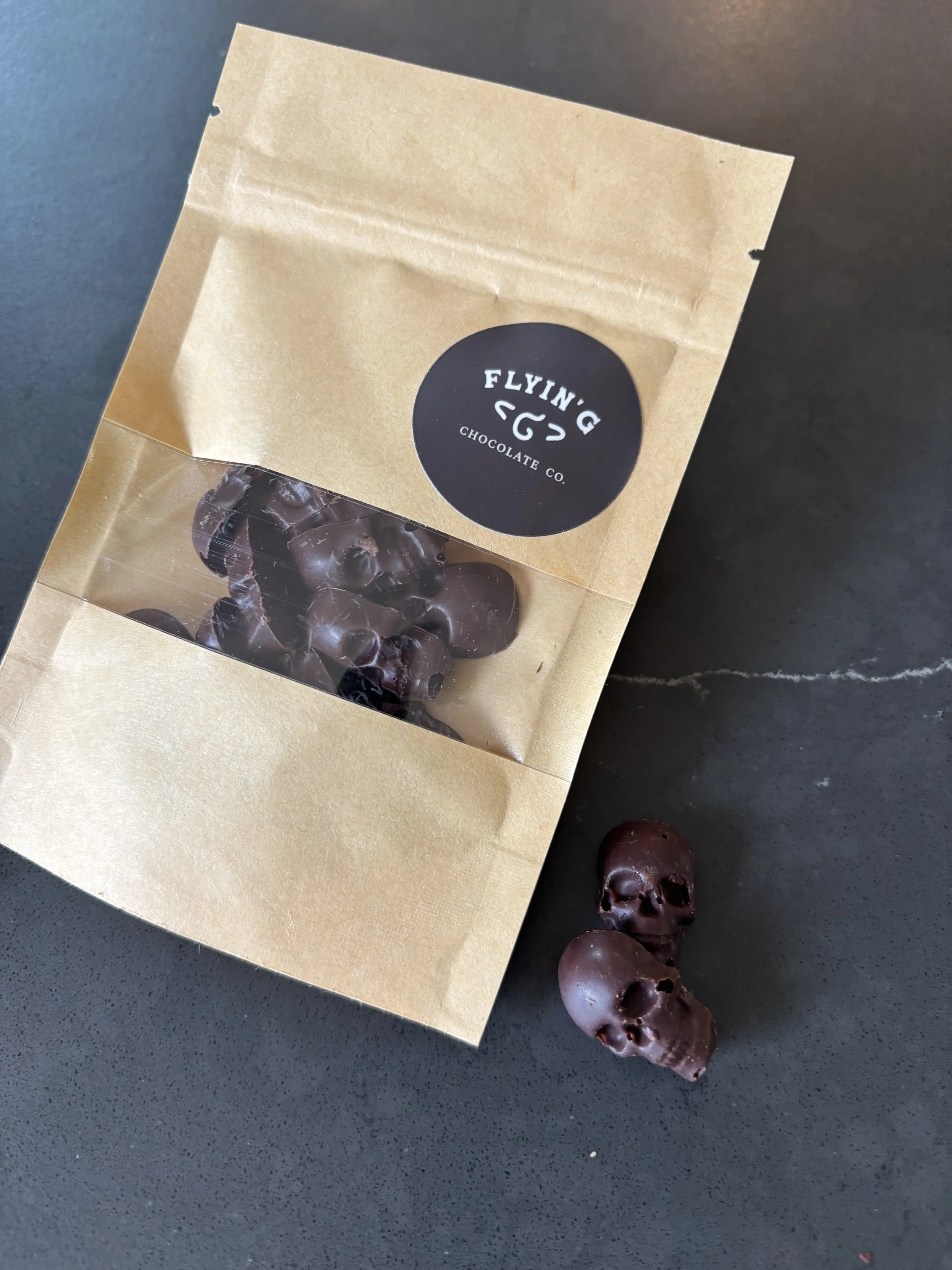 Mini Chocolate Skulls