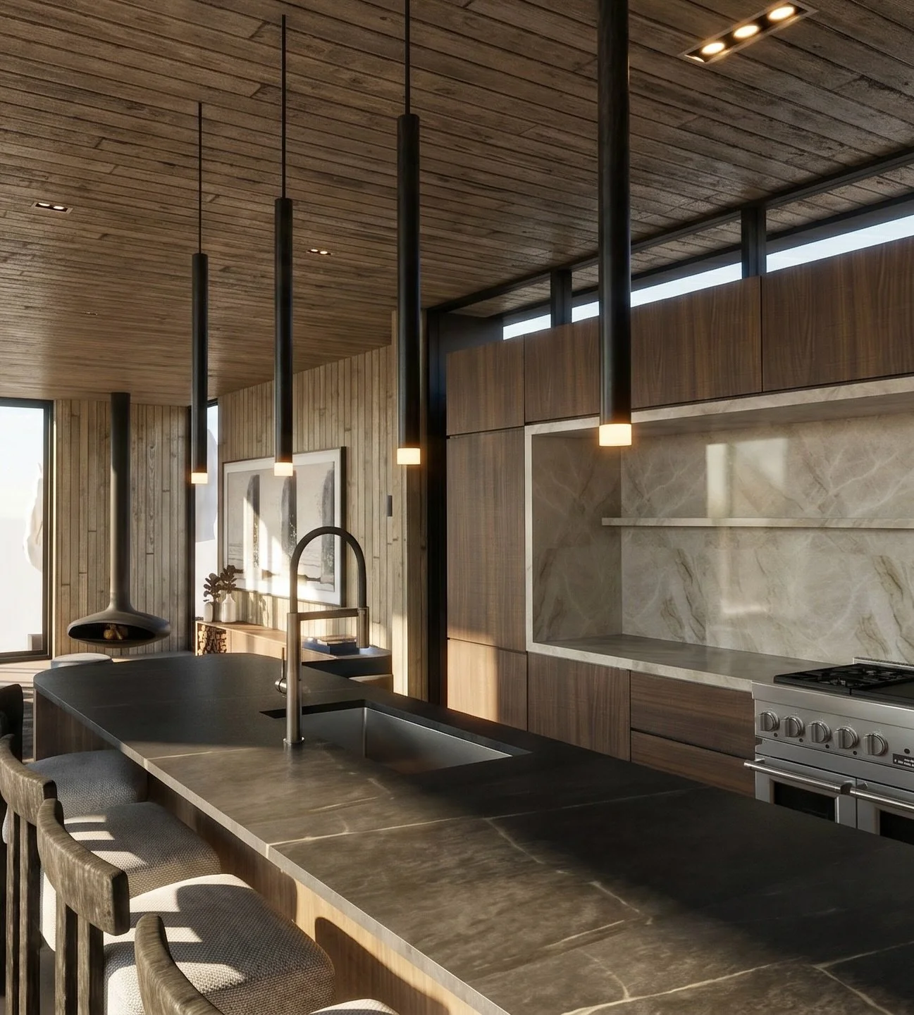 A peek behind the curtain of a new project we&rsquo;re really excited about.

The wood in this home sets the tone, carried from the exterior straight into the interior to create a space that feels layered yet grounded.

Incredibly grateful to be work