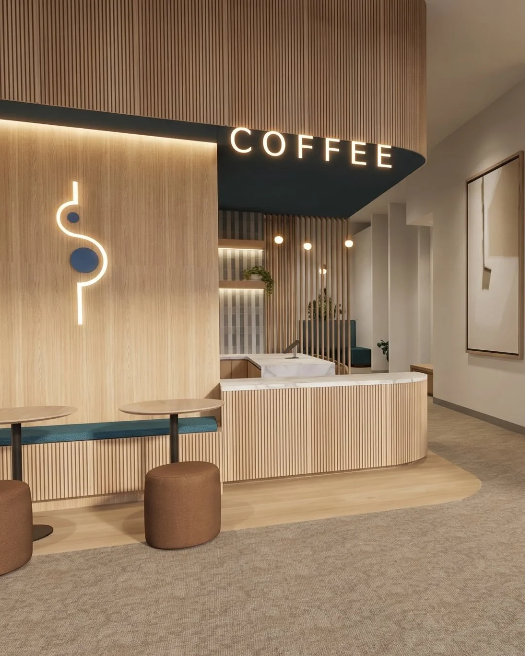 Exciting day yesterday presenting these interior design concepts to the client and team for a new clinic. It was a fun project milestone moment. We enjoyed integrating their brand in subtle unique ways, and look forward to watching this project devel