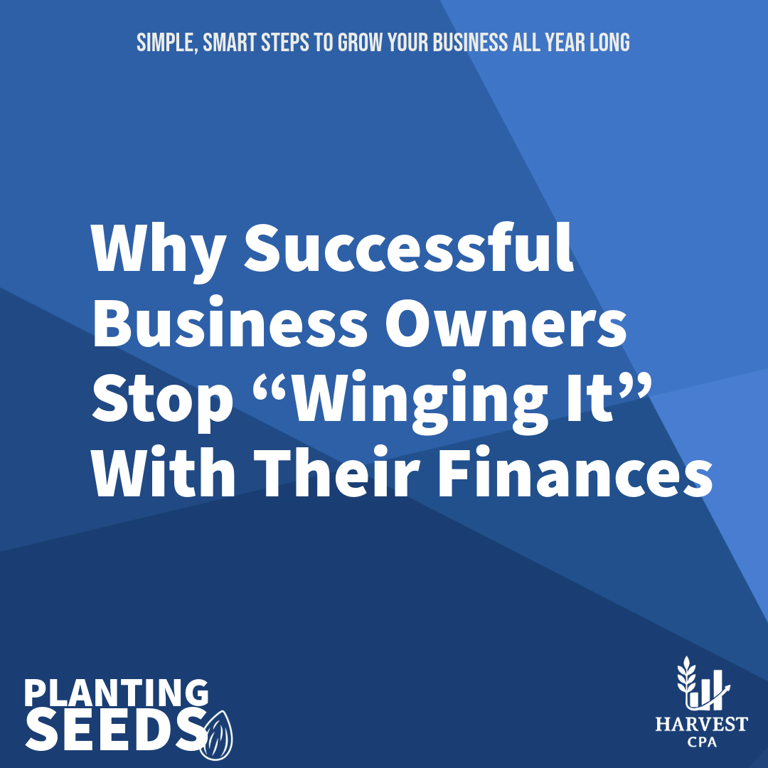 Why Successful Business Owners Stop “Winging It” With Their Finances&nbsp;
