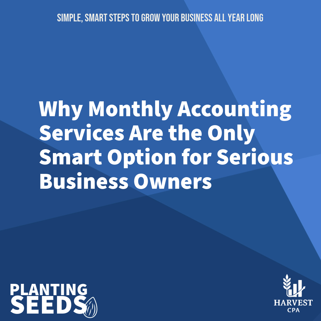 Why Monthly Accounting Services Are the Only Smart Option for Serious Business Owners