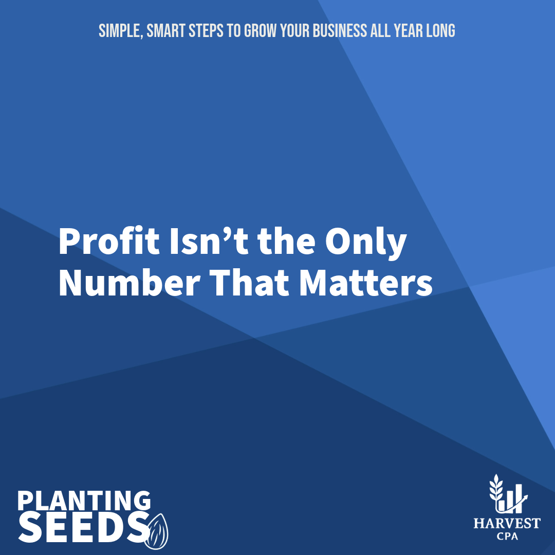 Profit Isn’t the Only Number That Matters&nbsp;