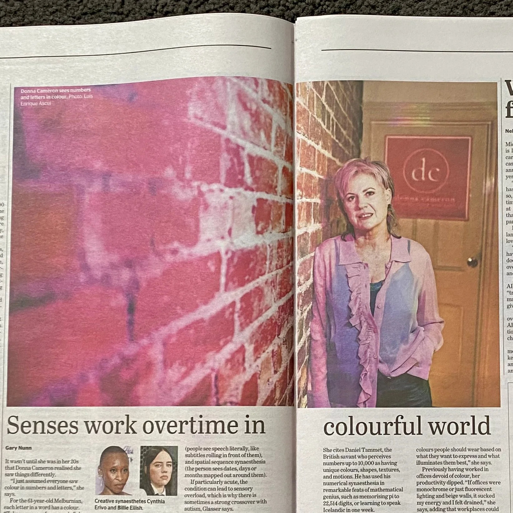 Cross-Modal Colour; When Senses Collide