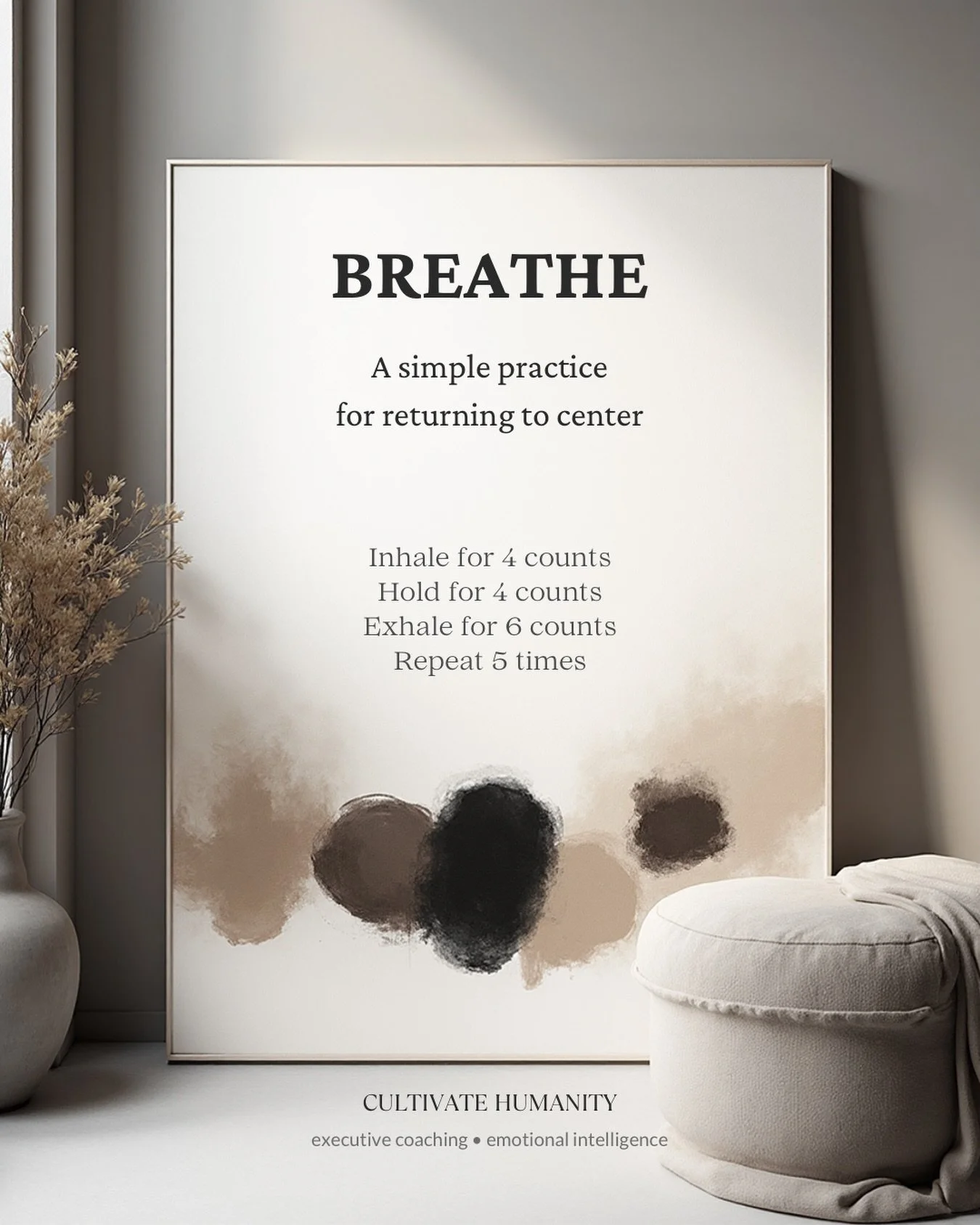Your next breakthrough might start with one breath you actually feel.

This practice is how I recenter when leadership, parenting, and life start pulling me in a hundred directions.
Regulation is a skill. And you can utilize practices to help in the 