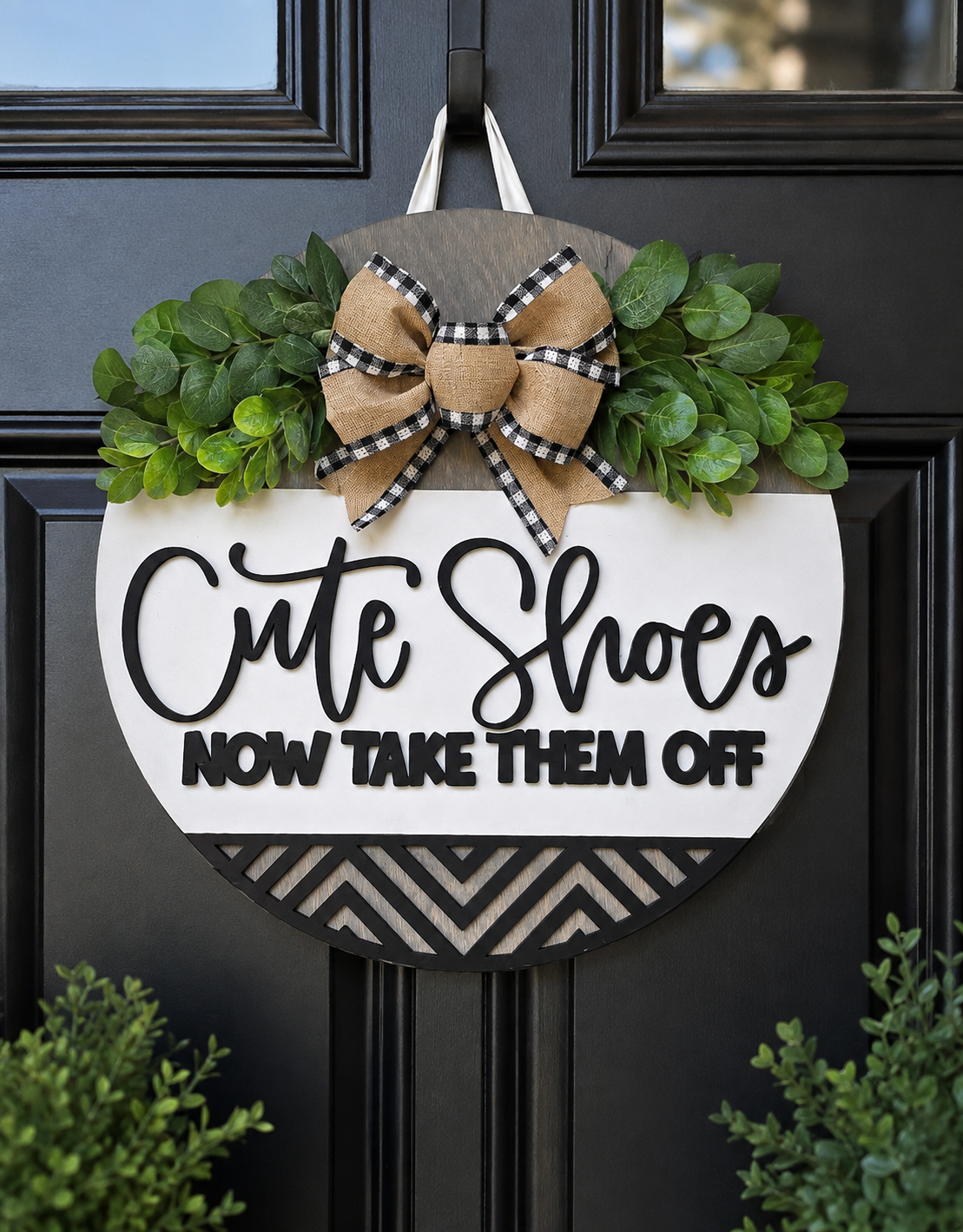 Cute Shoes- Now Take Them Off Door Sign