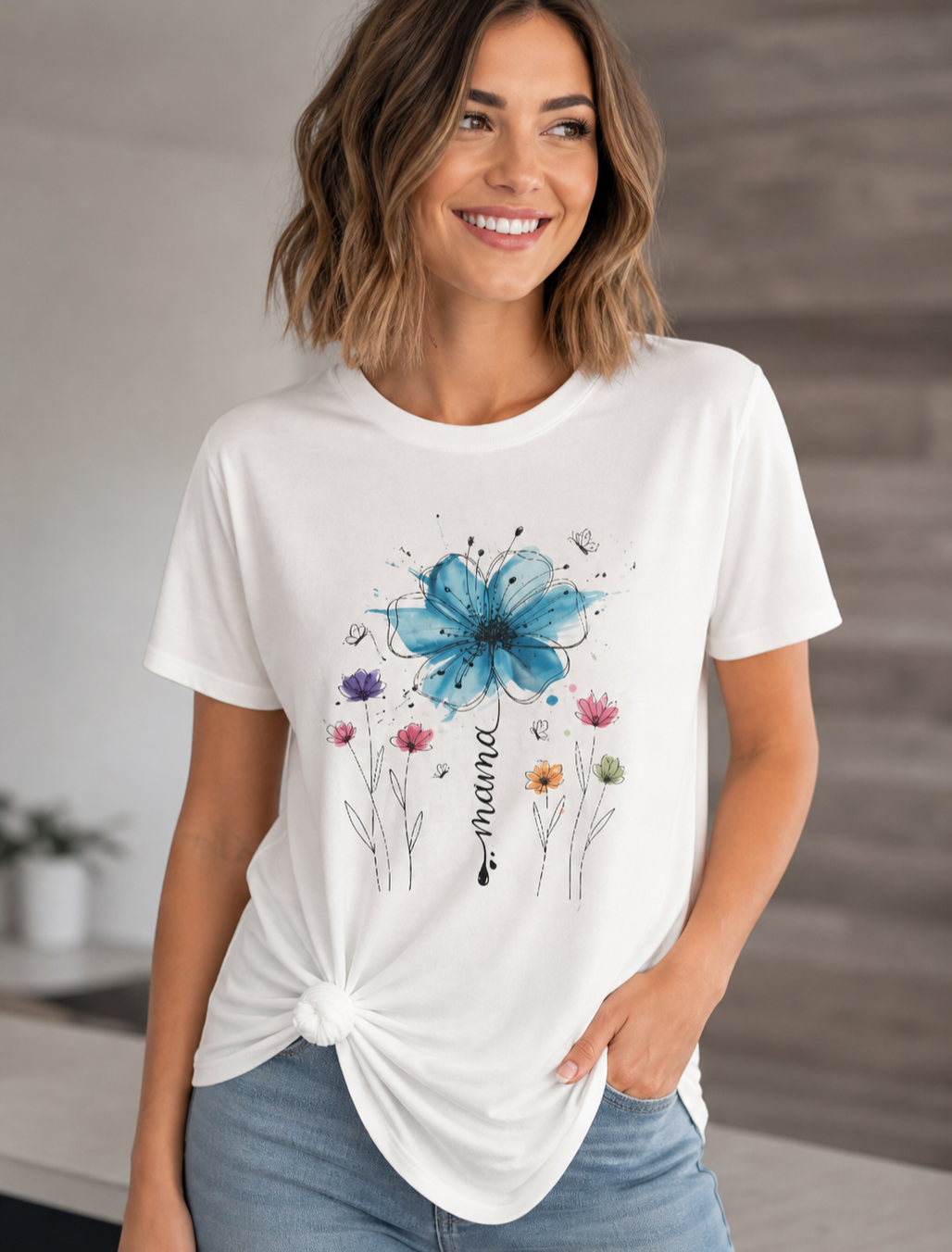 Sweet Mama Flower Tee