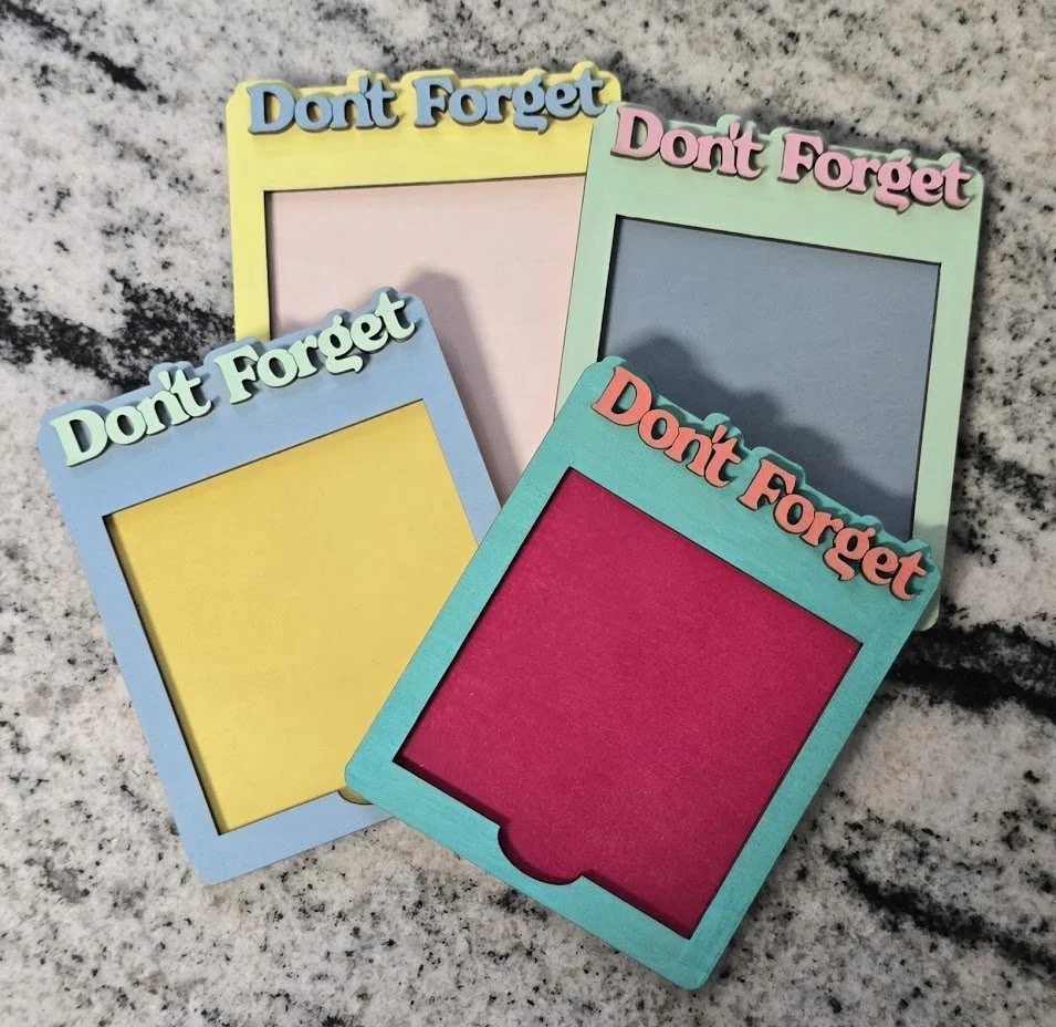 90s-Inspired Post It Note Holders