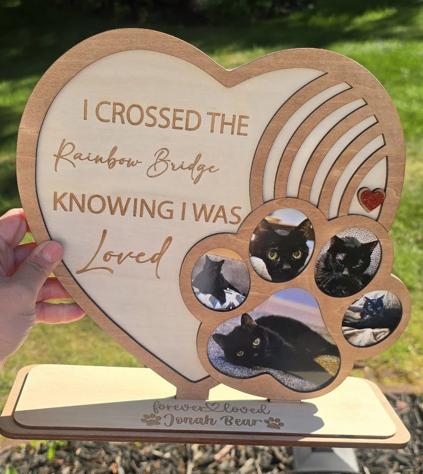 Personalized Cat Photo Memorial