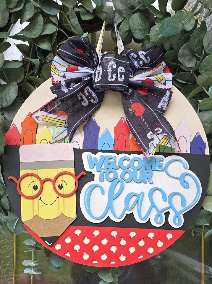 welcome to our class door.jpg