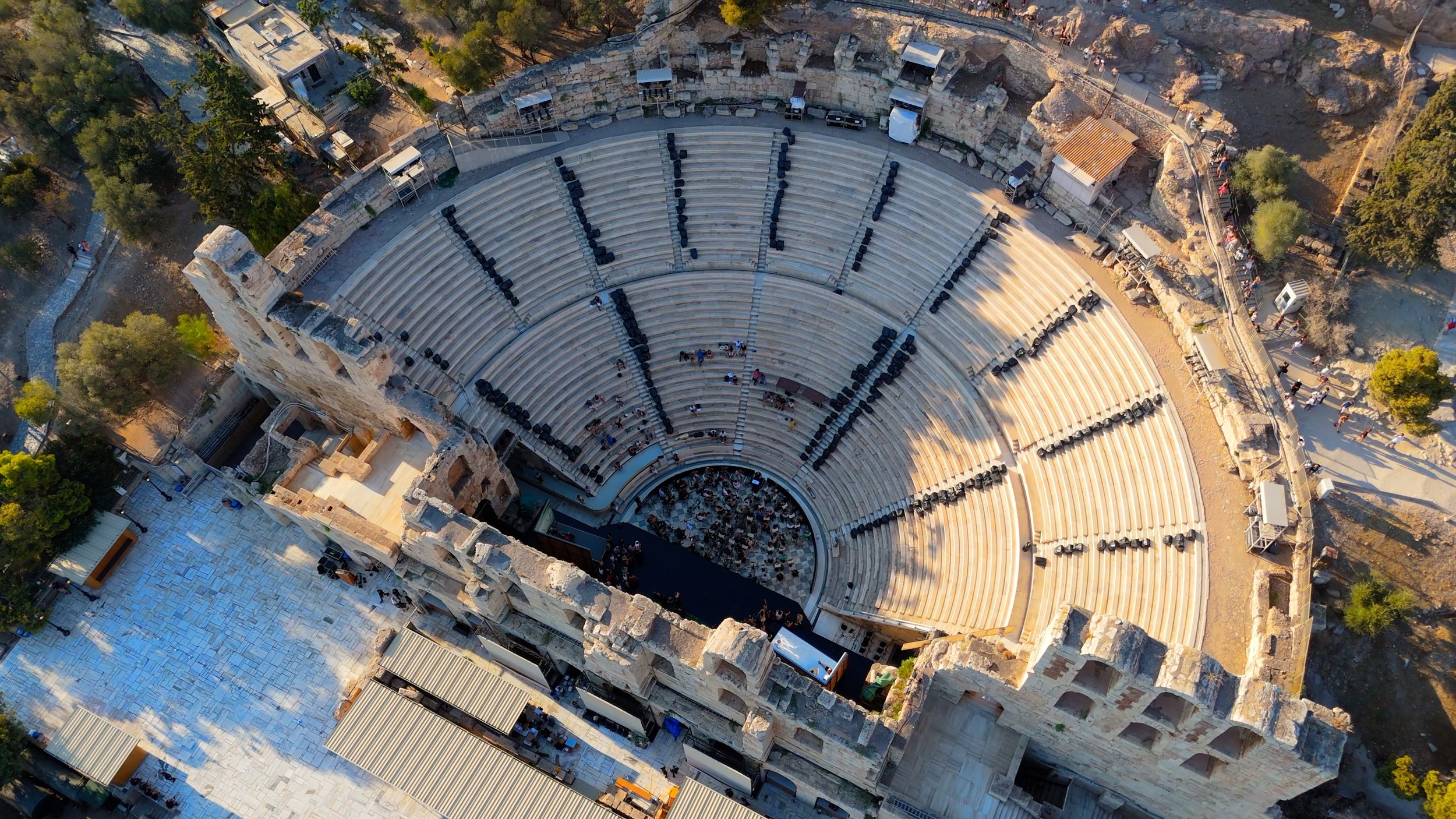 The Odeon of Herodes Atticus, Greece