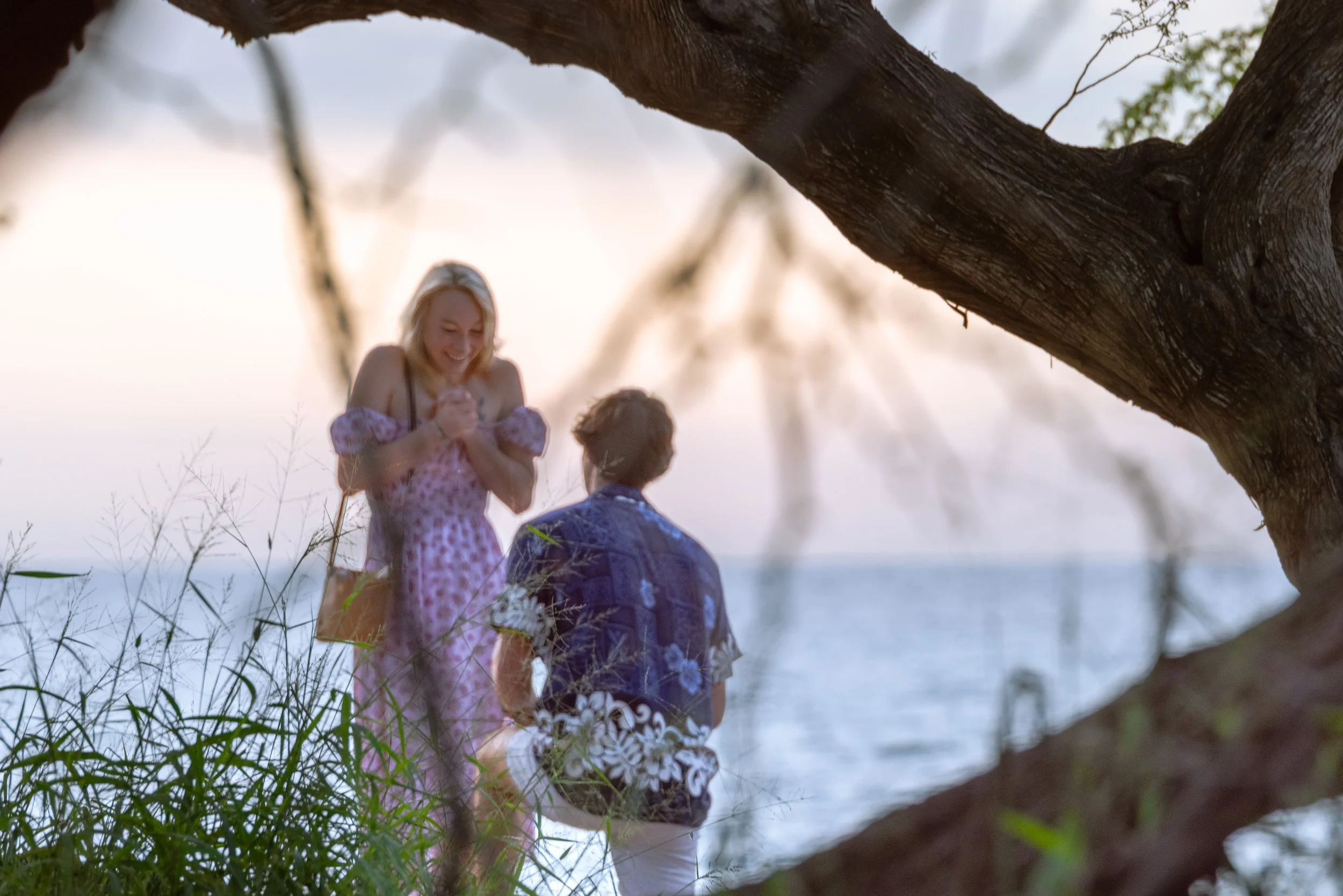 Surprise beach proposal at Playa Combate in Cabo Rojo, Puerto Rico