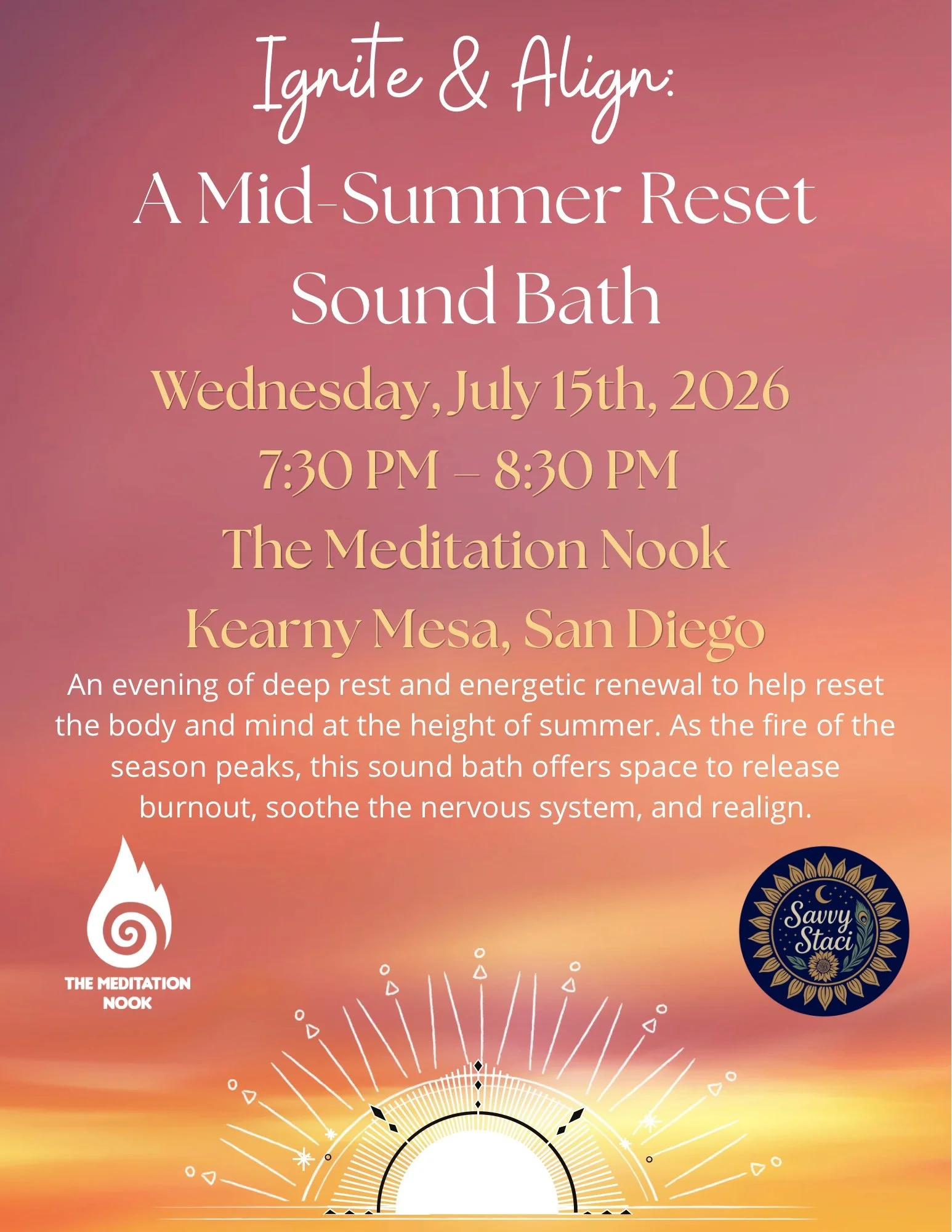 Ignite &amp; Align Event Flyer
