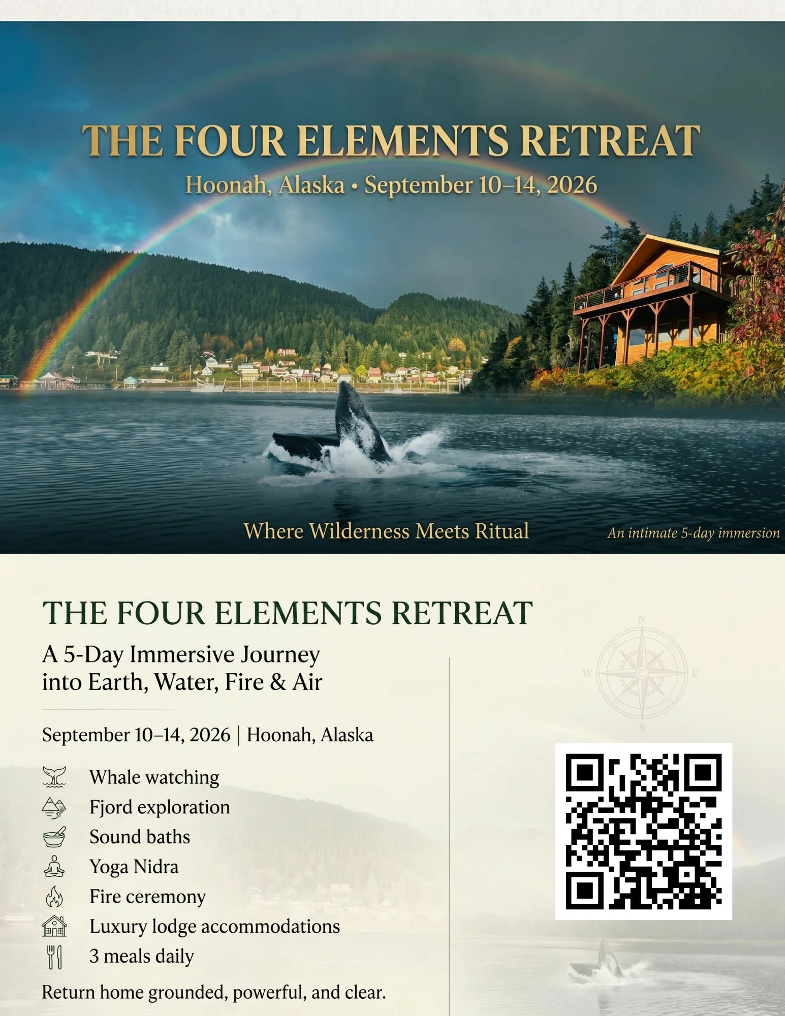 Hoonah Alaska Retreat
September 10th - September 14th, 2026