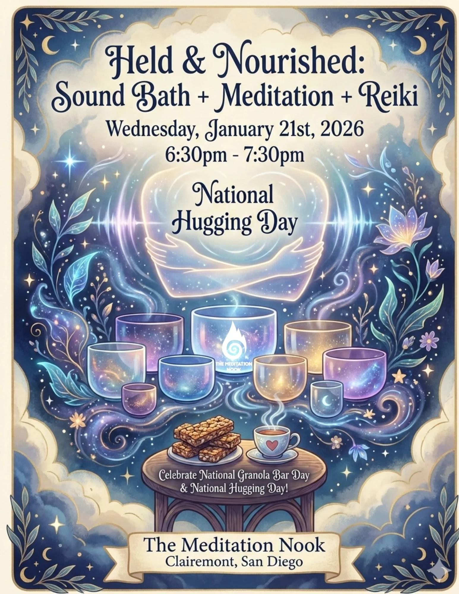 Sound bath meditation reiki san diego