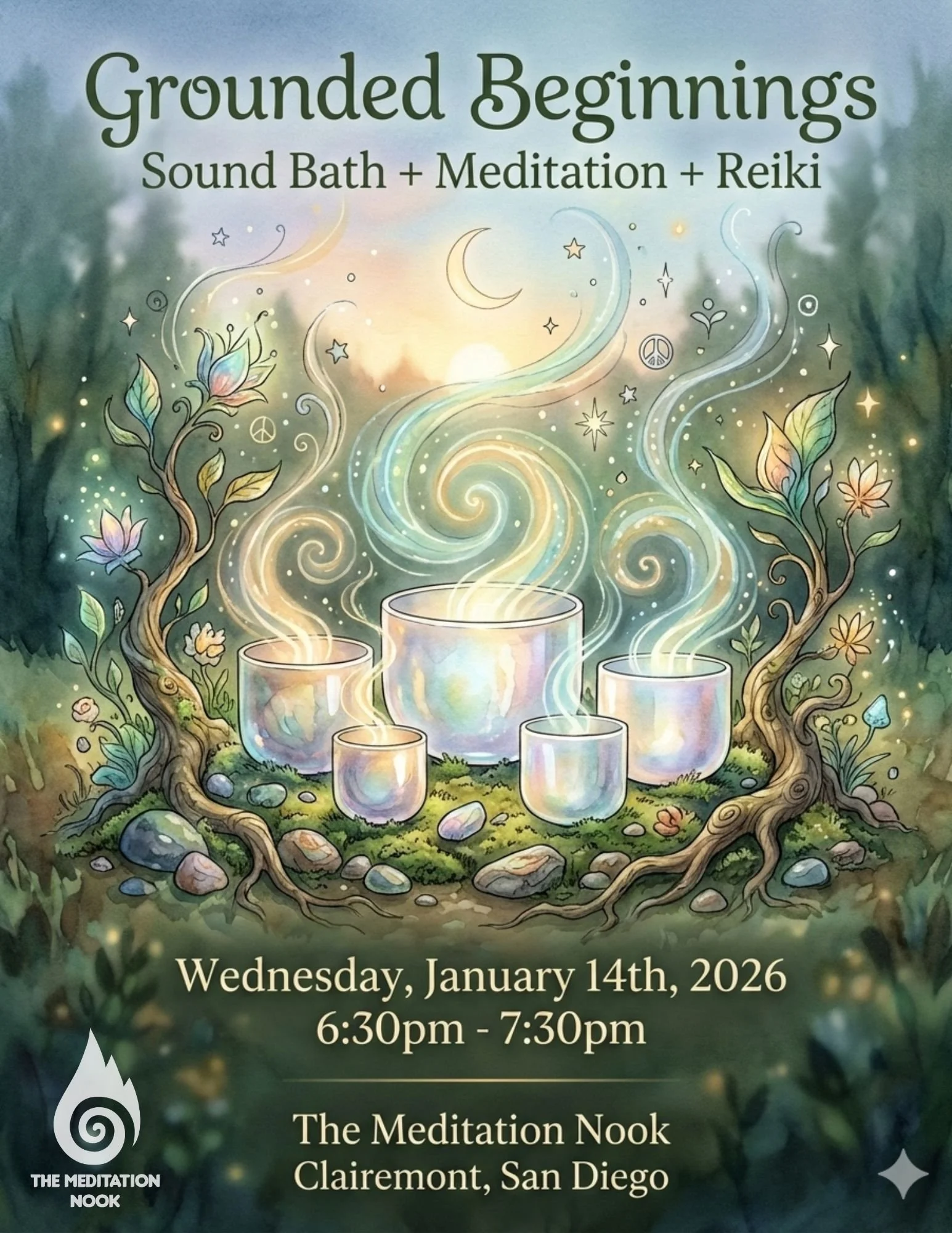 Sound Bath Meditation Reiki San Diego clairemont