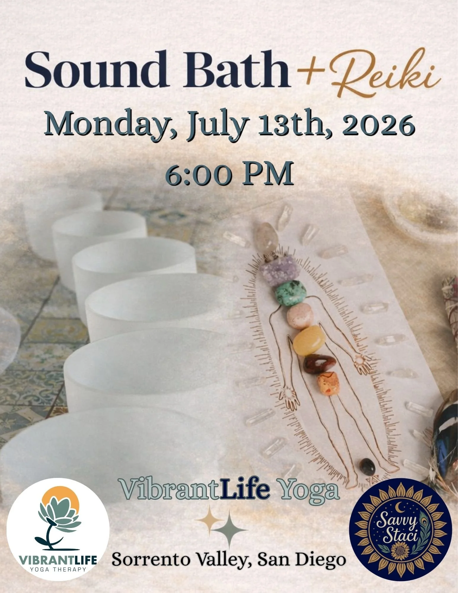 Sound Bath + Reiki in San Diego | Energy Healing & Deep Relaxation

Join us for a restorative Sound Bath and Reiki in San Diego, an immersive energy healing experience designed to calm the nervous system, release tension, and restore inner balance.

