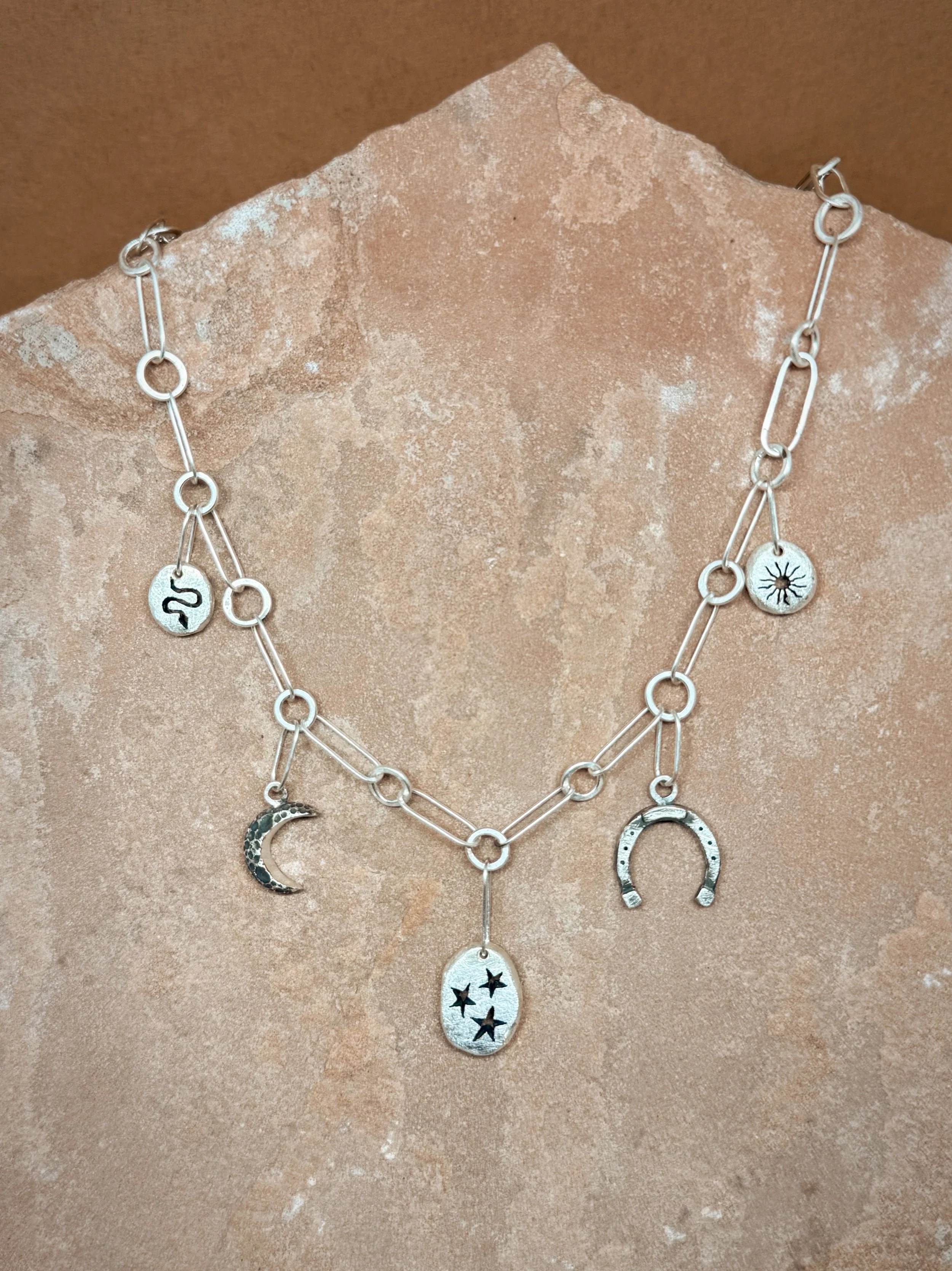 Southwest Nights Charm Necklace