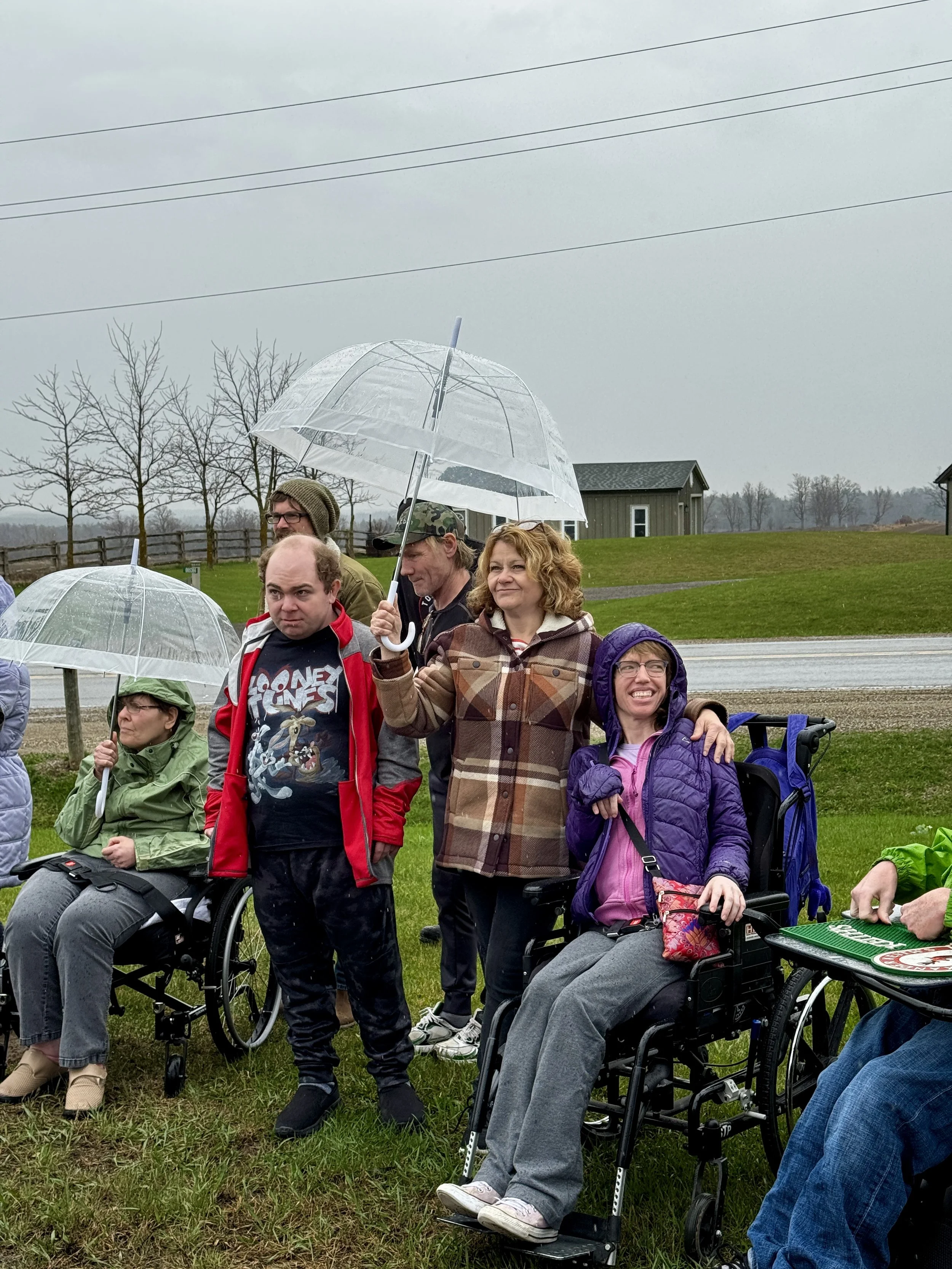 2025 flag raising ceremony to kick-off Community Living Month!