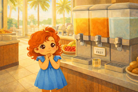 Lark’s apple juice getaway