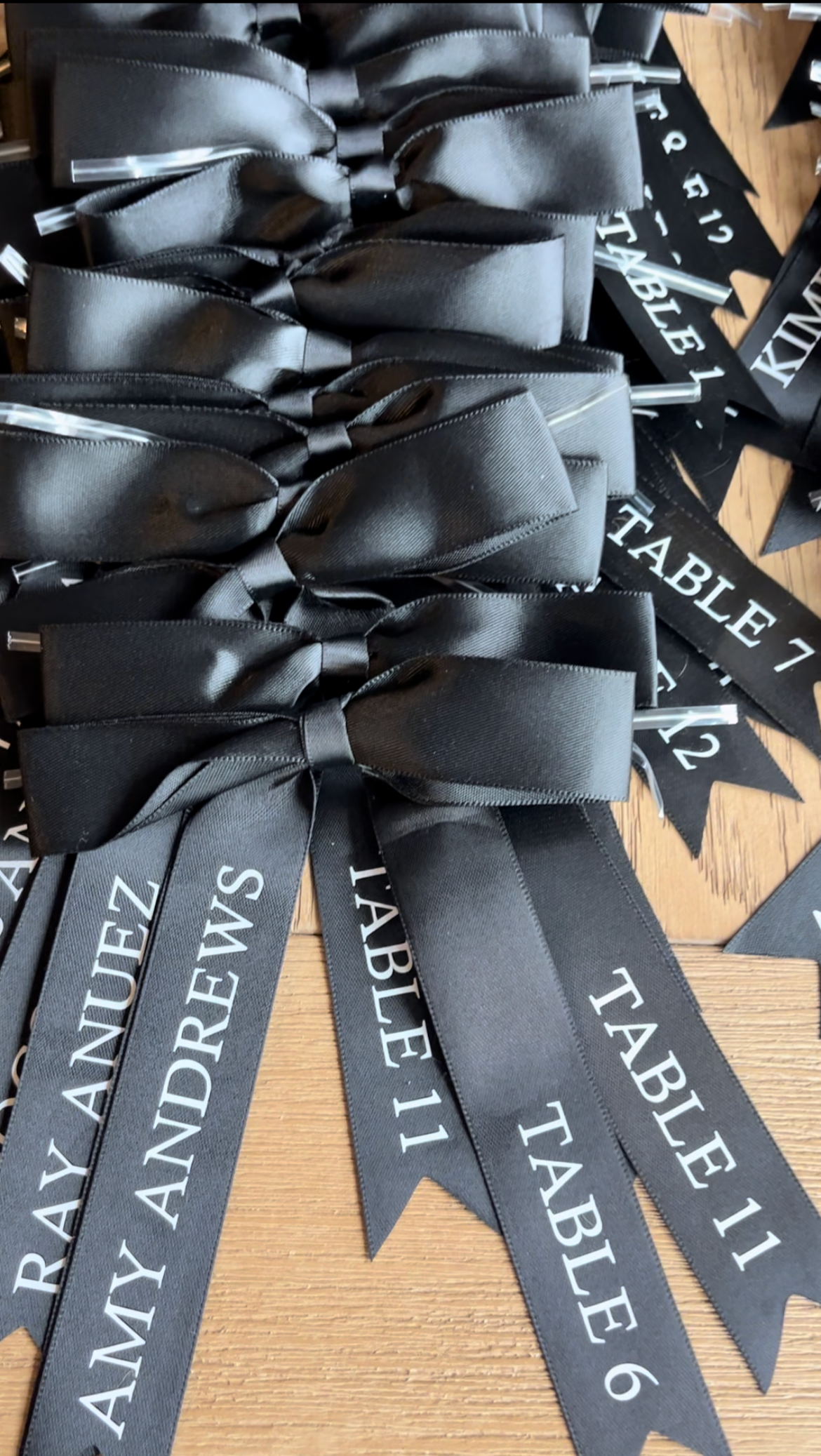 Ribbon Seating Charts