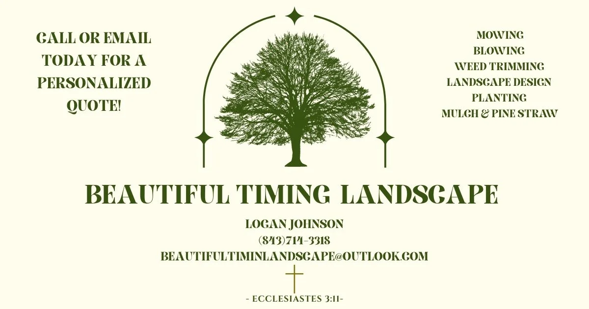 Beautiful Timing Landscaping — Beautiful Timing Ministries