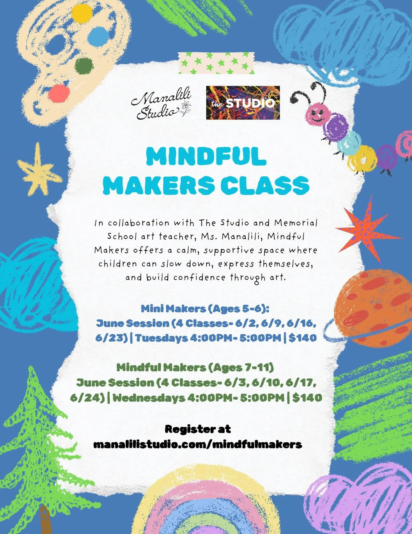 There&rsquo;s something really special that happens when kids are given space to slow down, create, and just be 🤍

I&rsquo;m so excited to share that I&rsquo;ll be hosting a Mindful Art Class for kids in collaboration with @thestudio75a in Maywood ?