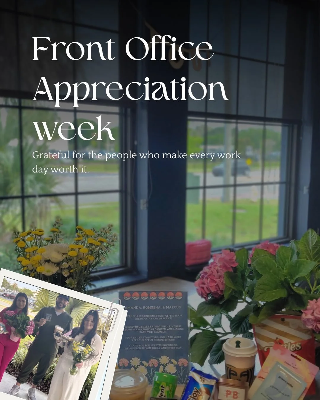 Behind every smooth appointment, friendly greeting, answered phone call, and reassuring smile is an amazing front desk team keeping it all together. 💙

Thank you to the faces that welcome our patients, calm nerves, juggle schedules, handle insurance