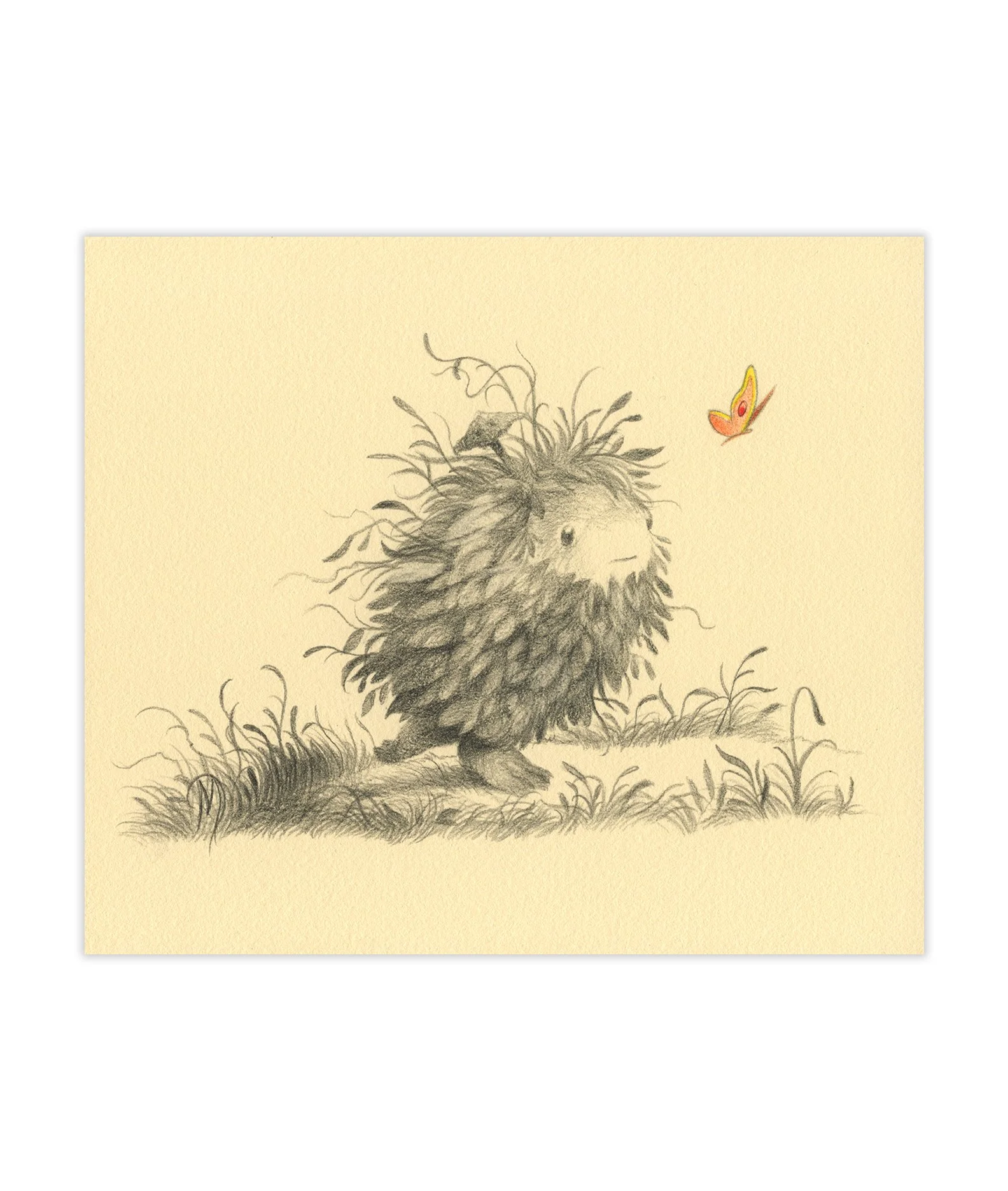 Sketchbook Drawing No. 6 - One Step at a Time (original drawing)