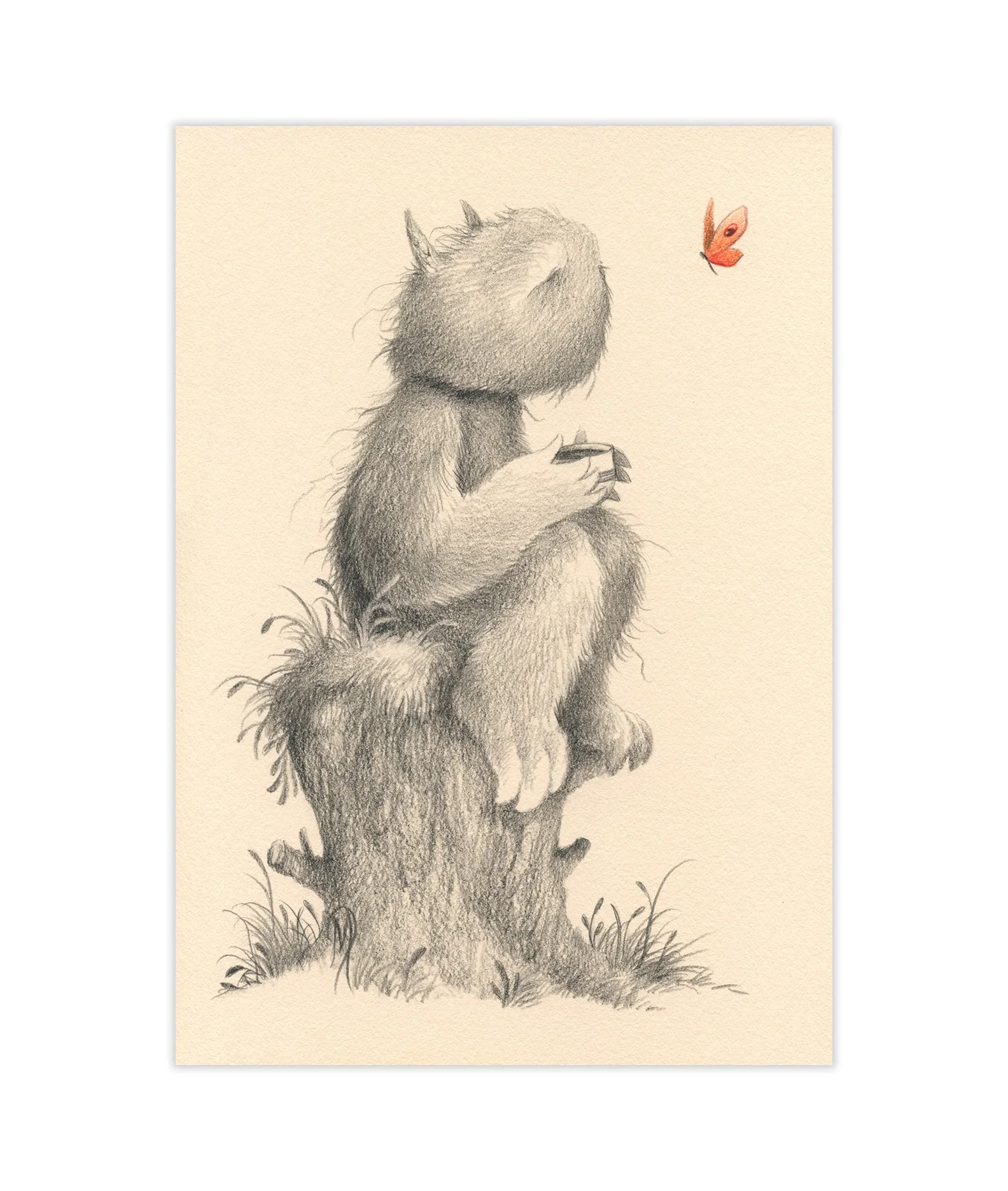 Sketchbook Drawing No. 7 - Before the Day Begins (original drawing)